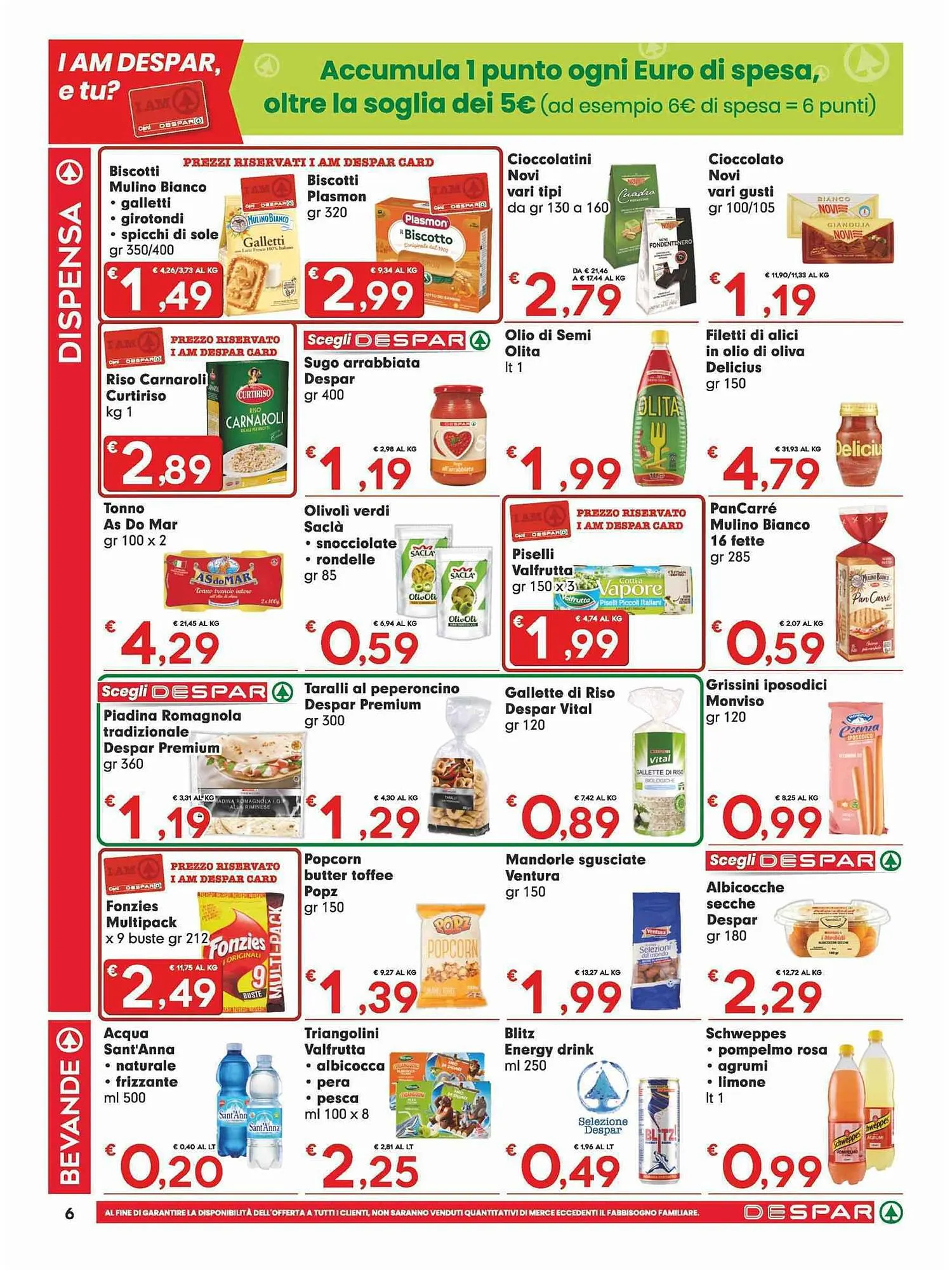 Volantino Despar da 9 novembre a 22 novembre di 2023 - Pagina del volantino 6