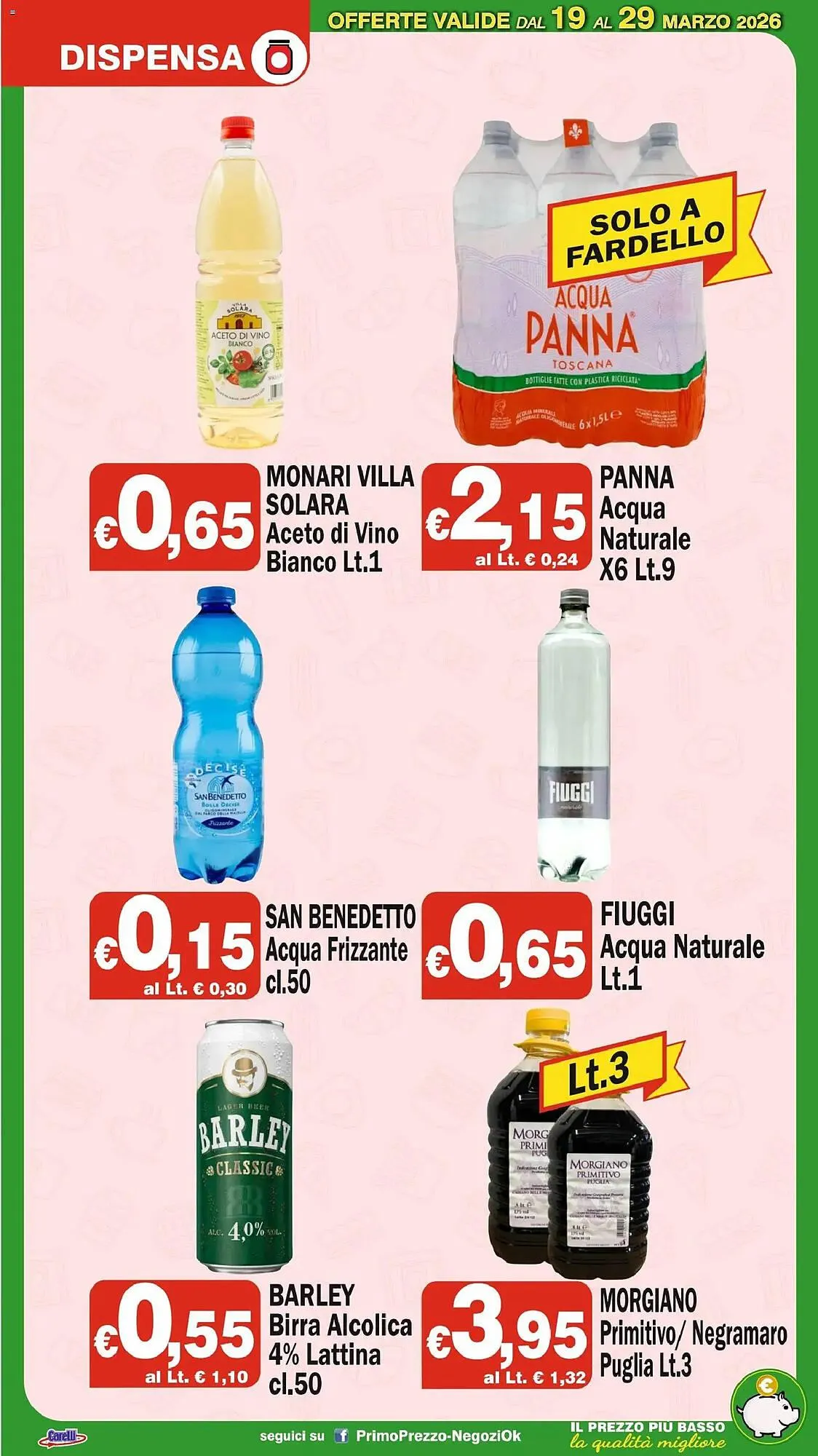 Volantino Primo Prezzo da 19 marzo a 29 marzo di 2026 - Pagina del volantino 10