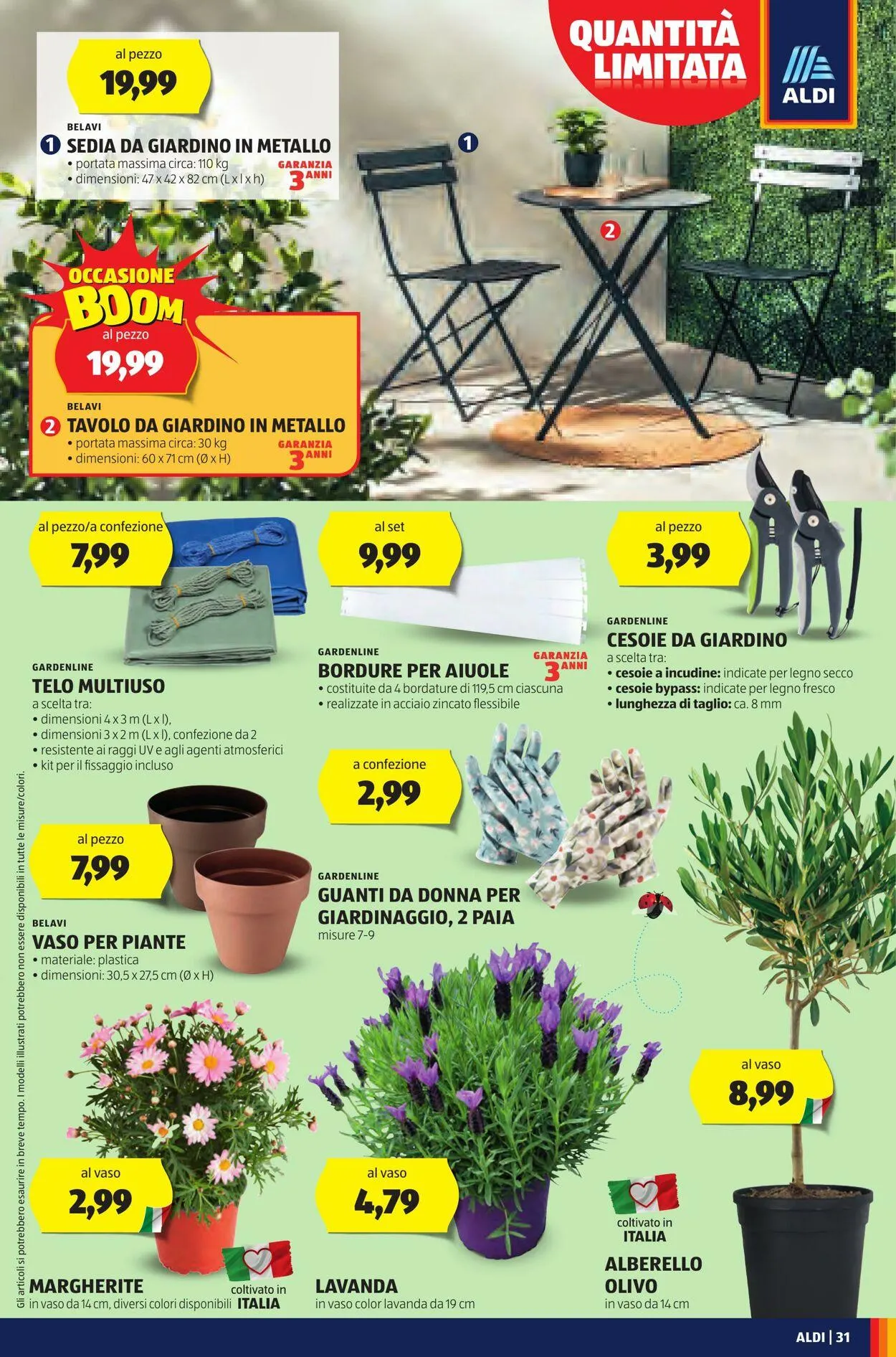 Aldi Volantino attuale da 7 aprile a 13 aprile di 2025 - Pagina del volantino 31