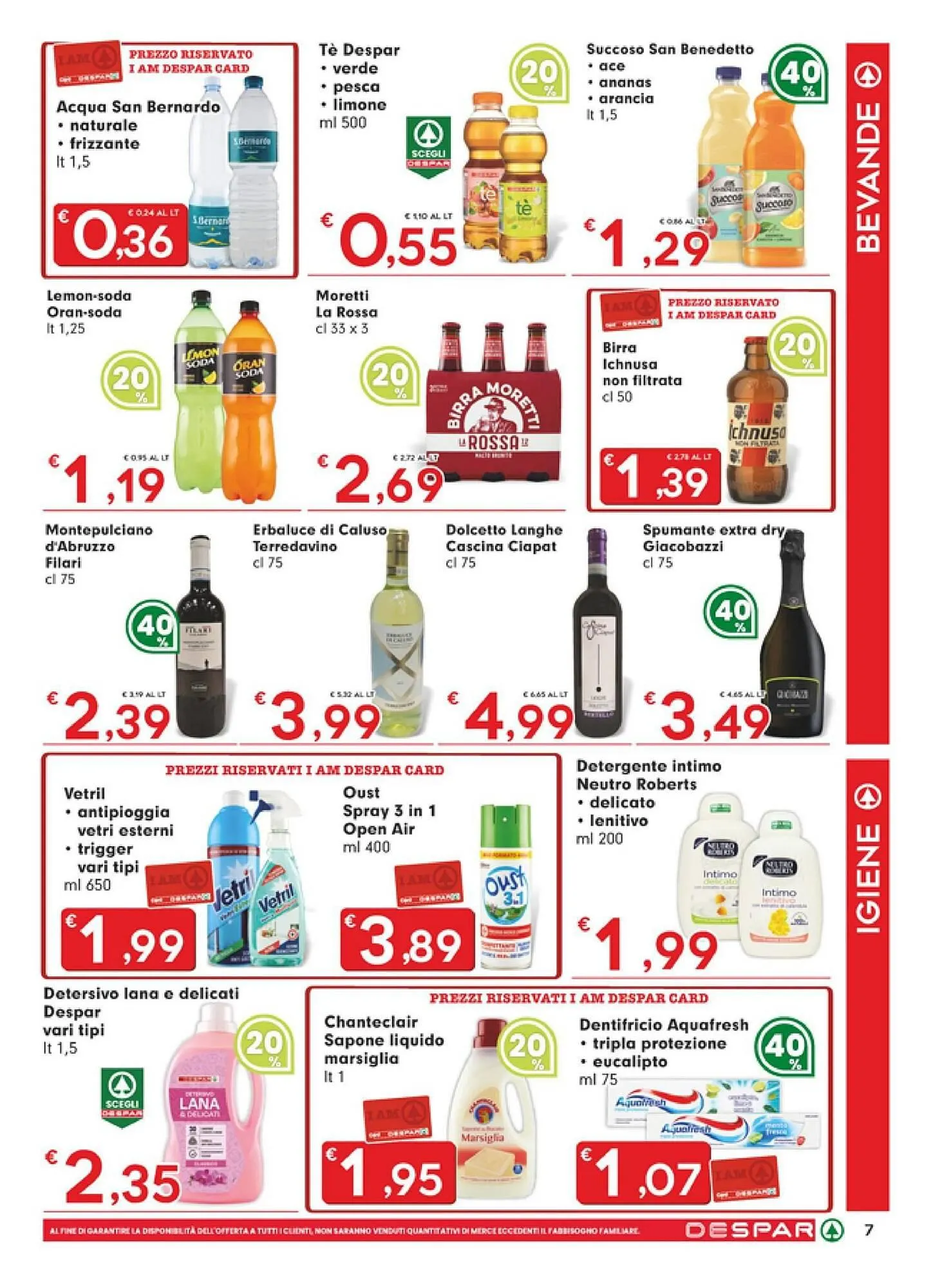 Volantino DeSpar Express da 6 novembre a 19 novembre di 2025 - Pagina del volantino 7