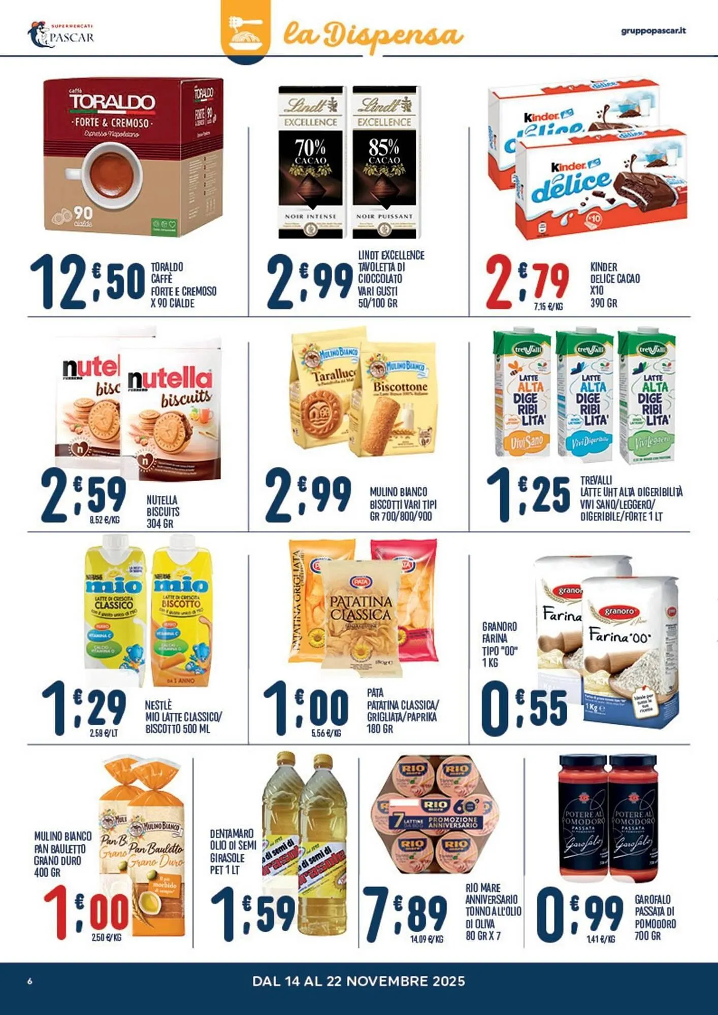 Volantino Gruppo Pascar da 14 novembre a 22 novembre di 2025 - Pagina del volantino 6