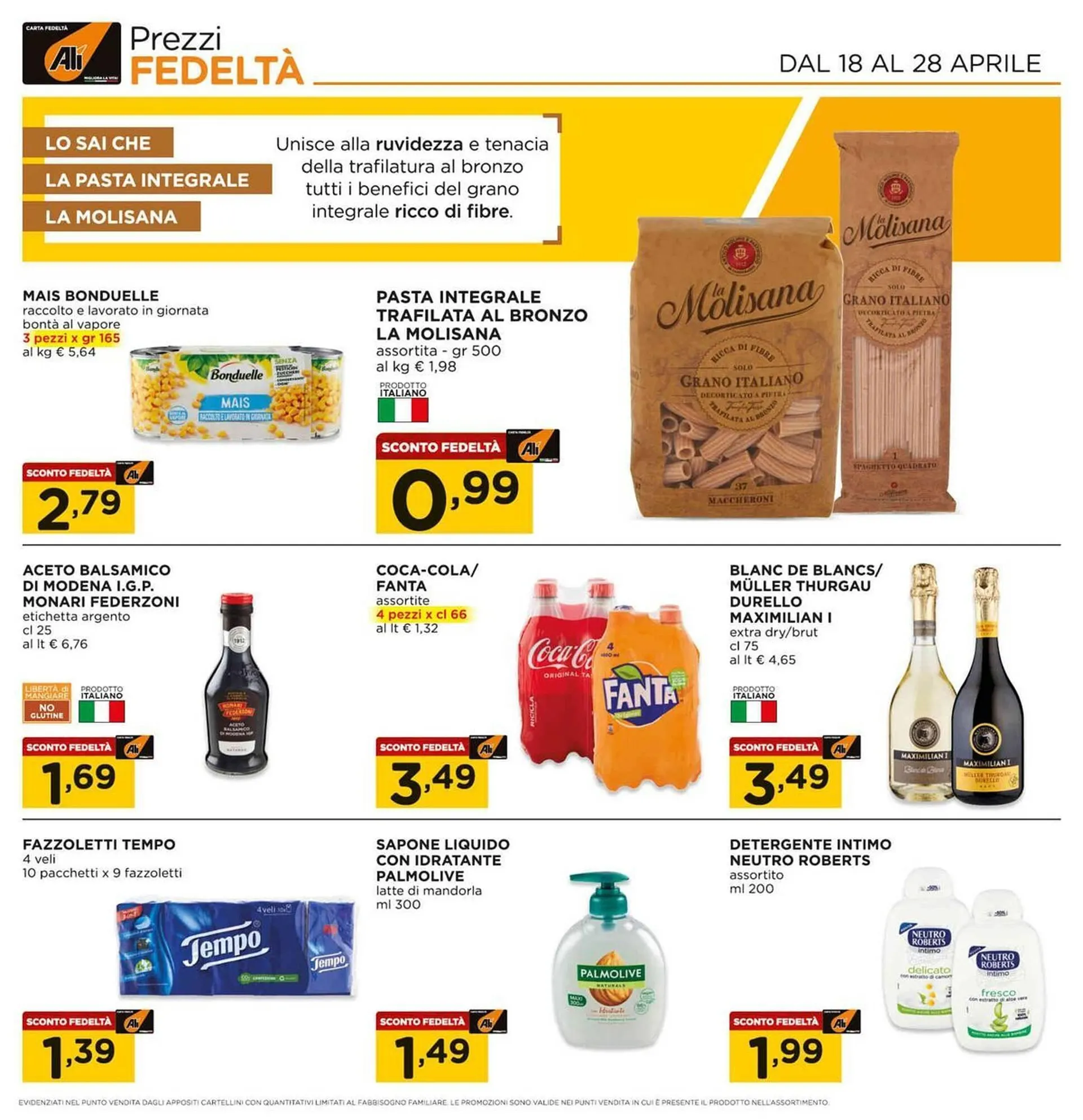 Volantino Alì Supermercati da 18 aprile a 28 aprile di 2024 - Pagina del volantino 11