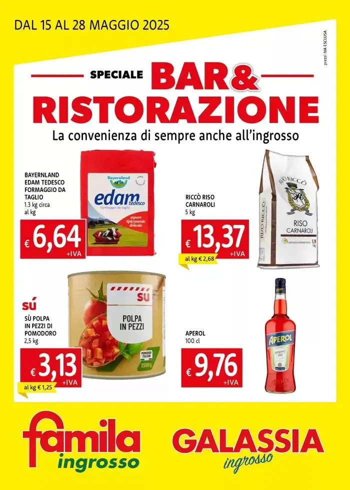 SPECIALE BAR & RISTORAZIONE da 15 maggio a 28 maggio di 2025 - Pagina del volantino 1