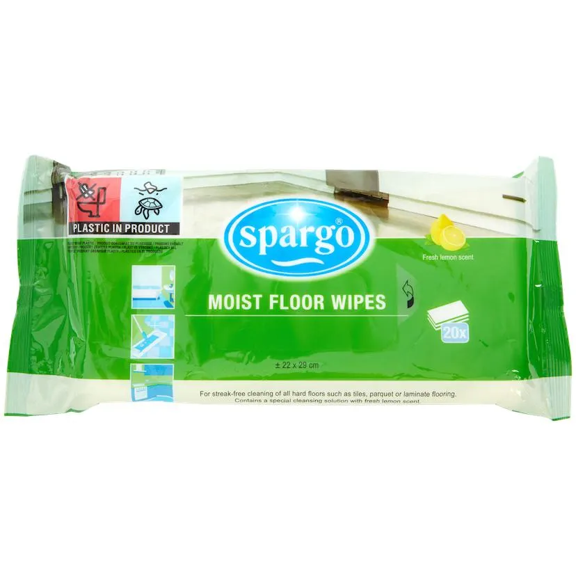 Salviette detergenti per pavimenti Spargo Limone