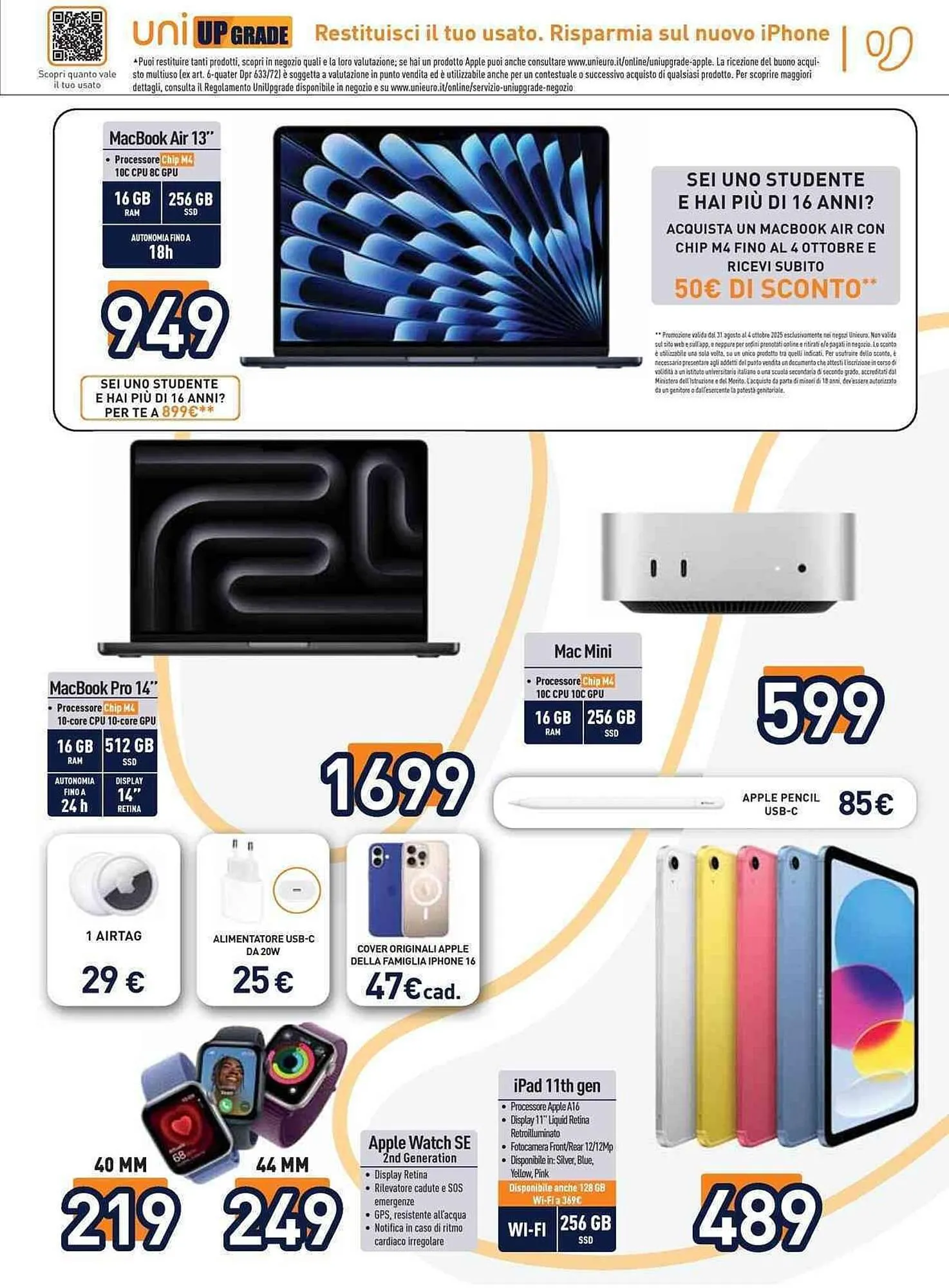 Volantino Unieuro da 3 ottobre a 13 ottobre di 2025 - Pagina del volantino 11