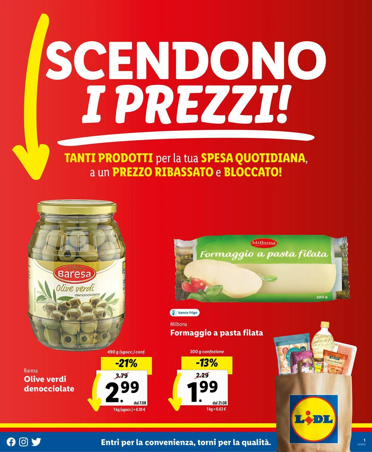 Lidl Volantino attuale da 22 ottobre a 5 novembre di 2023 - Pagina del volantino 1