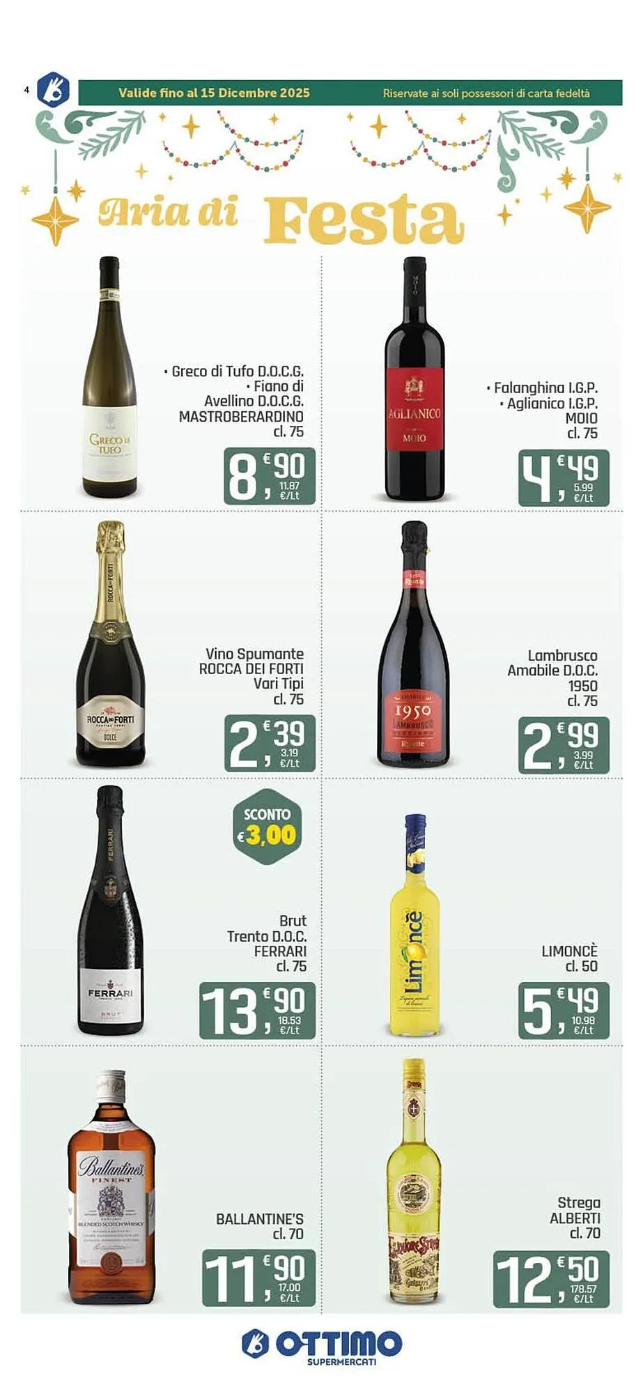 Volantino Ottimo Market da 3 dicembre a 15 dicembre di 2025 - Pagina del volantino 4