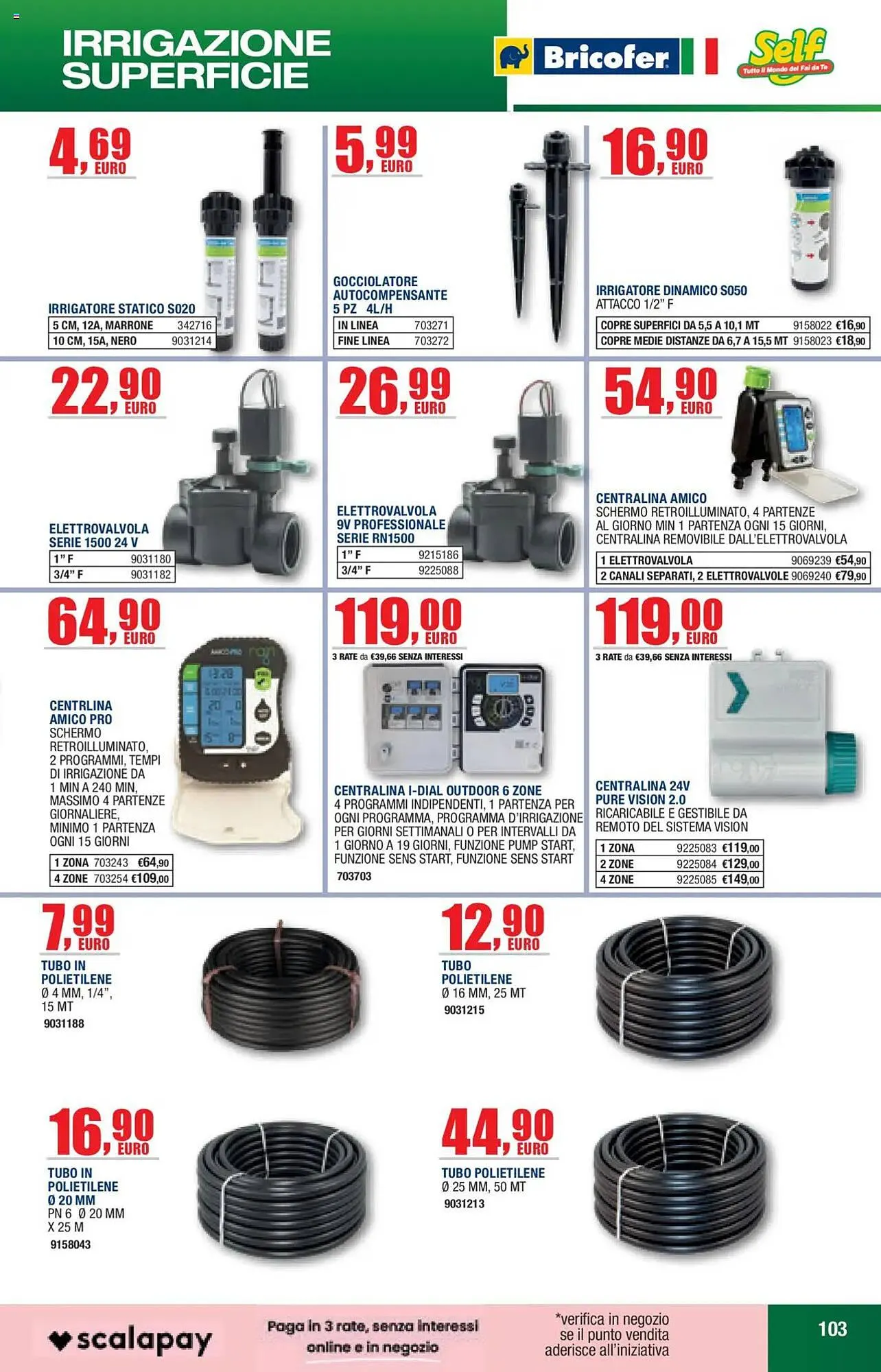 Volantino Bricofer da 27 maggio a 30 settembre di 2025 - Pagina del volantino 103