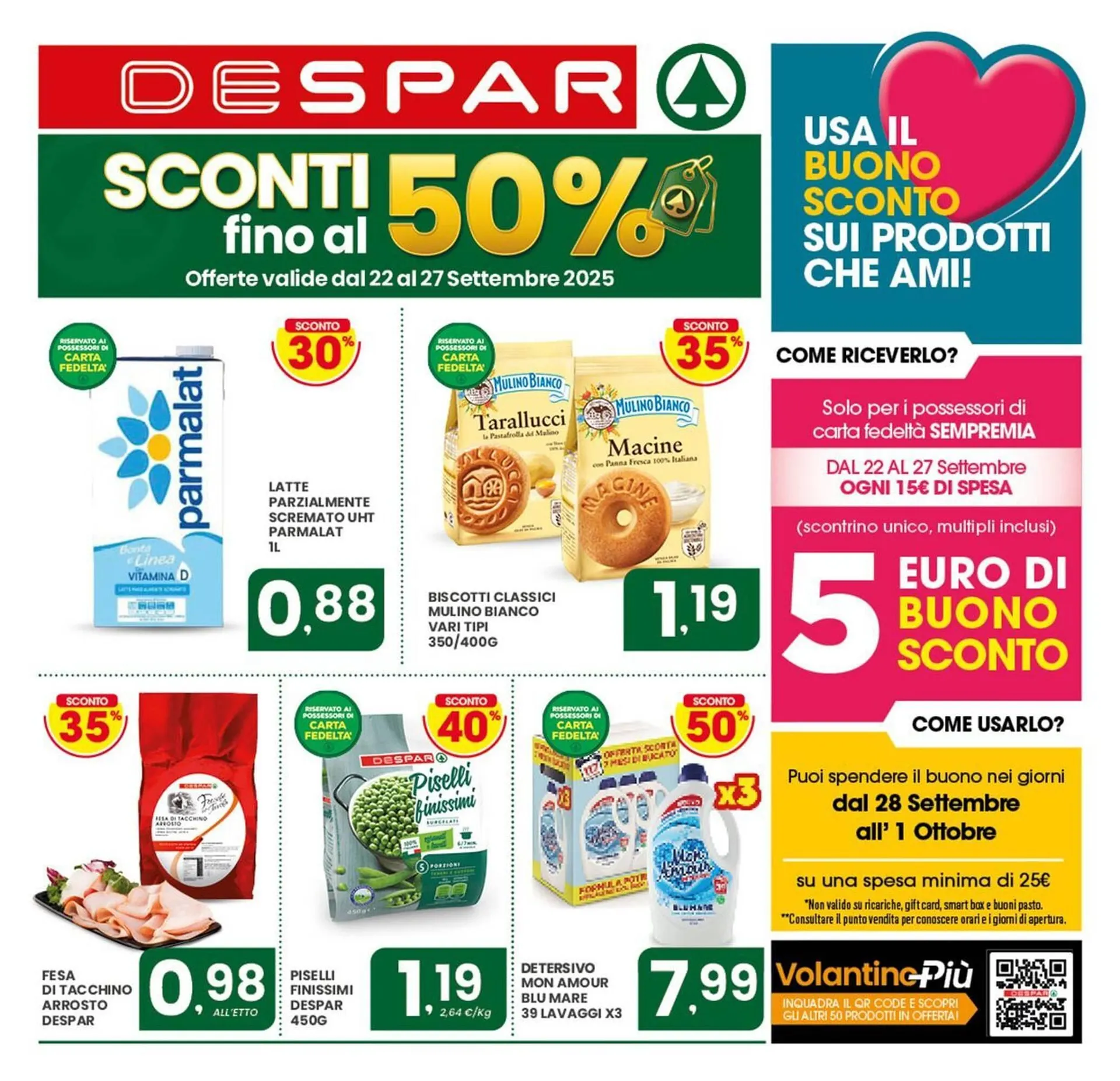 Volantino Despar da 22 settembre a 27 settembre di 2025 - Pagina del volantino 1
