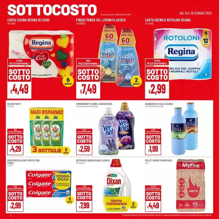 Sottocosto da 9 gennaio a 19 gennaio di 2025 - Pagina del volantino 6
