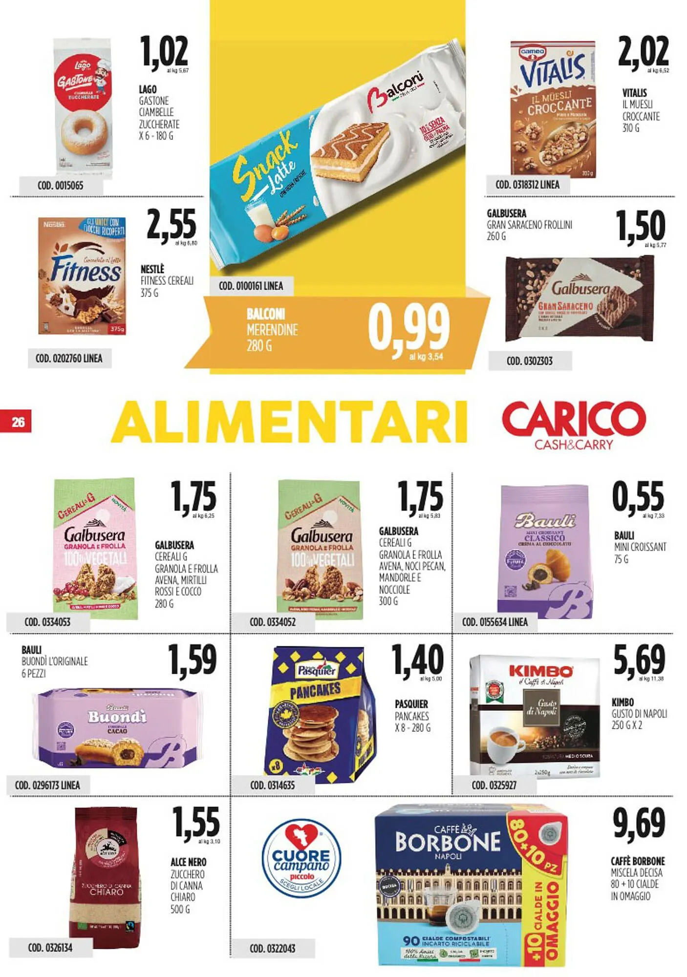 Volantino Carico Cash & Carry da 25 settembre a 8 ottobre di 2025 - Pagina del volantino 26