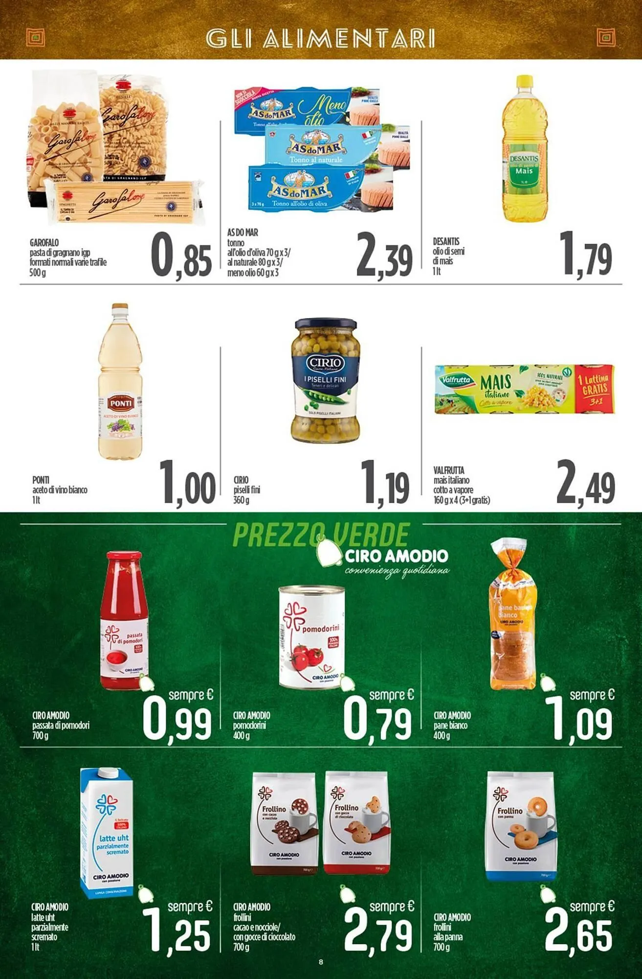 Volantino Ciro Amodio da 27 giugno a 7 luglio di 2025 - Pagina del volantino 8