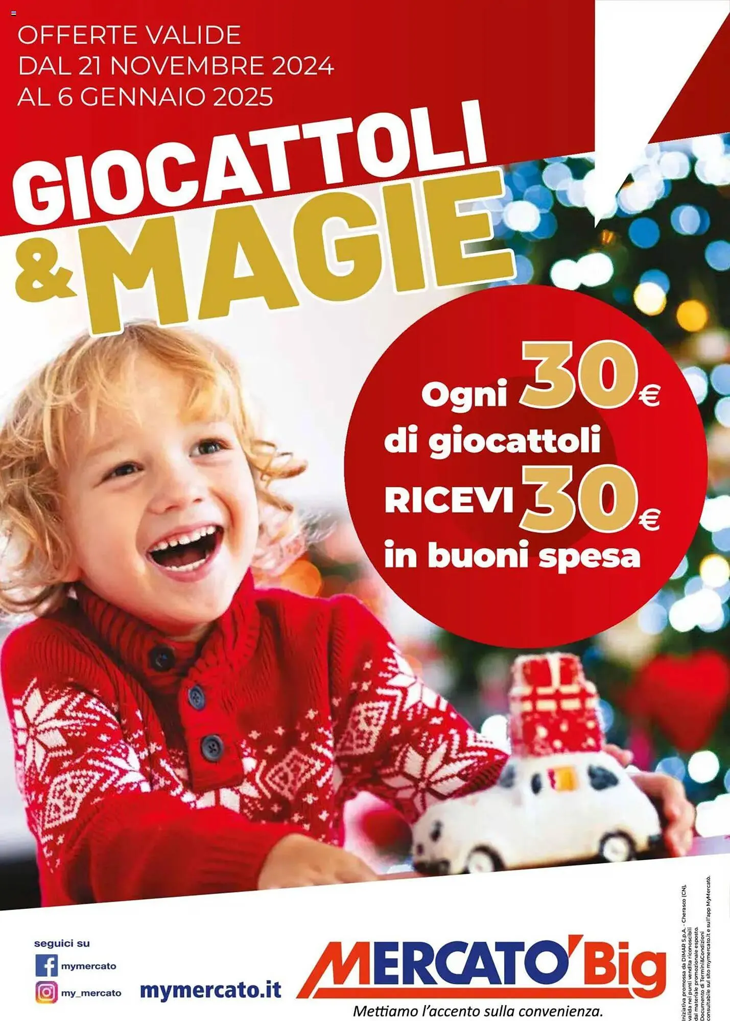 Volantino Mercatò Big da 21 novembre a 6 gennaio di 2025 - Pagina del volantino 1