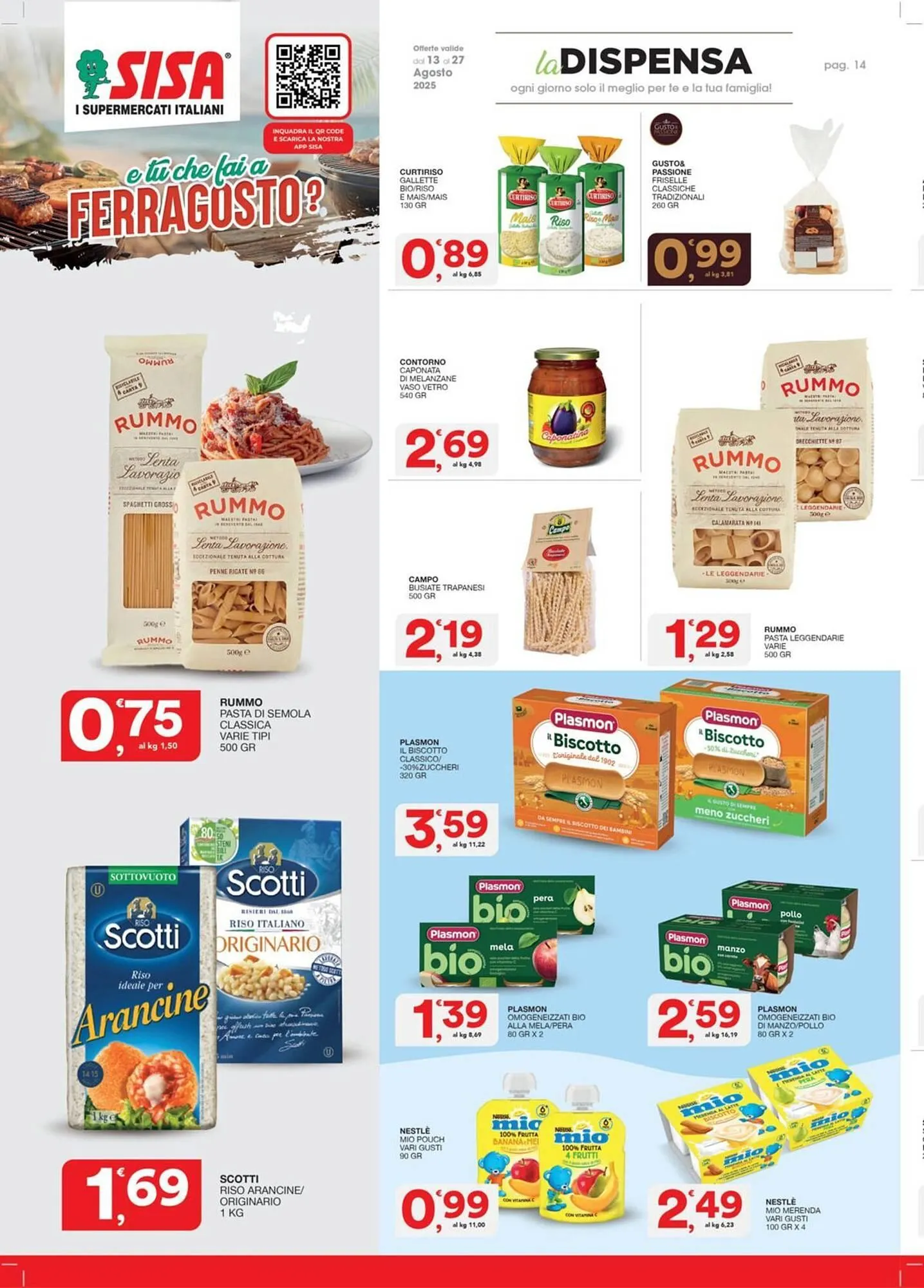 Volantino Sisa da 13 agosto a 27 agosto di 2025 - Pagina del volantino 14