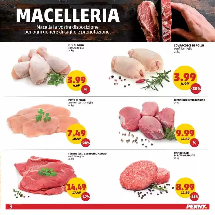 Nuovi reparti macelleria e gastronomia da 3 aprile a 9 aprile di 2025 - Pagina del volantino 3