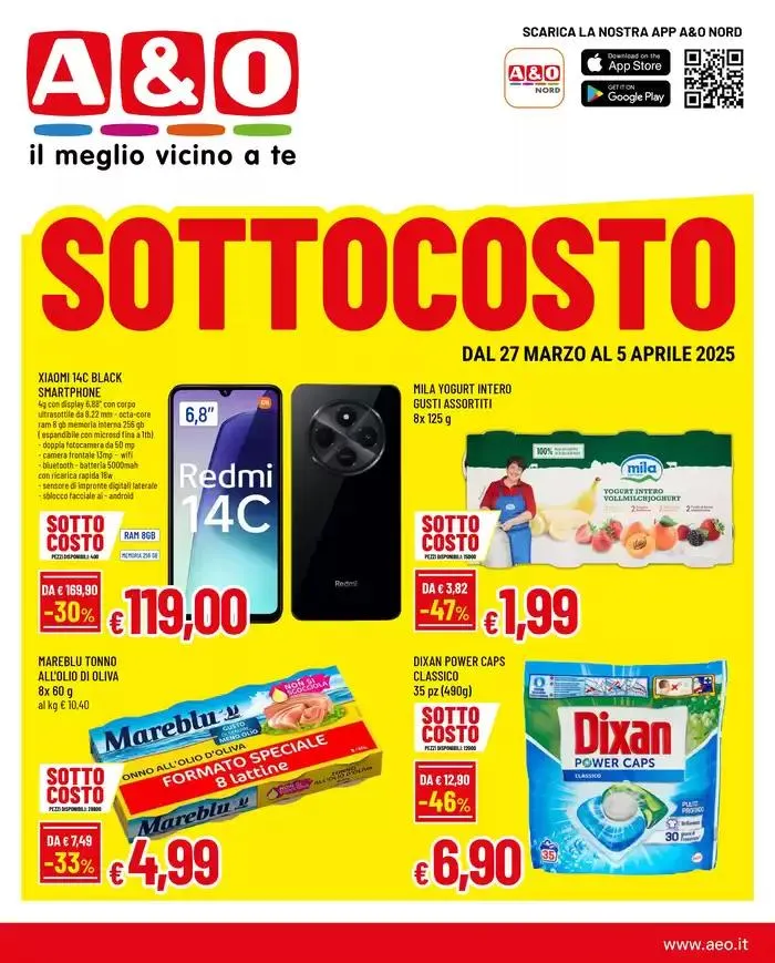 SOTTOCOSTO da 28 marzo a 5 aprile di 2025 - Pagina del volantino 1
