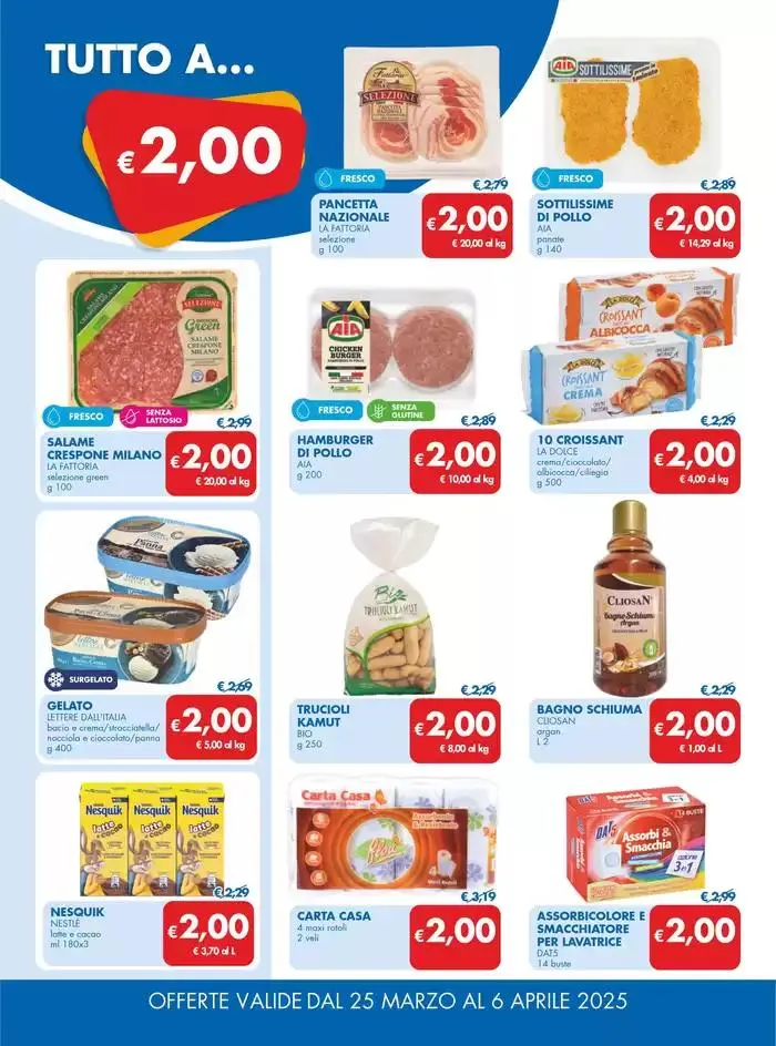 Tutto a... €1,00 €2,00 €3,00 da 25 marzo a 6 aprile di 2025 - Pagina del volantino 6