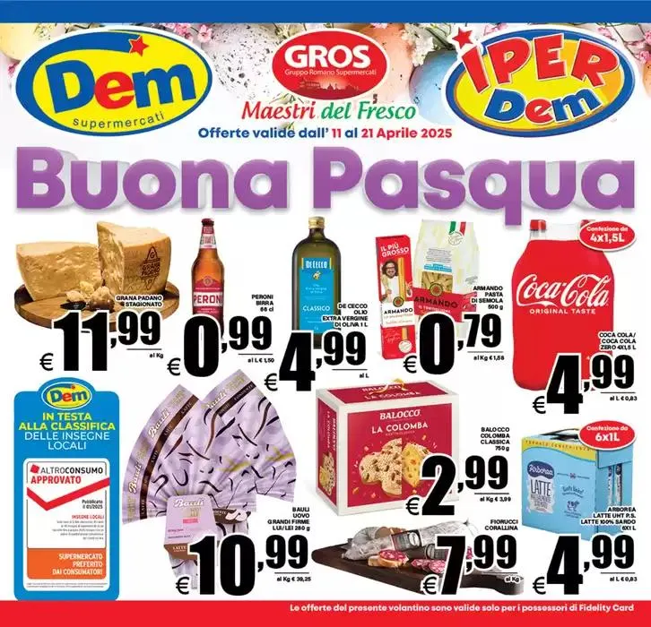 BUONA PASQUA da 10 aprile a 21 aprile di 2025 - Pagina del volantino 1
