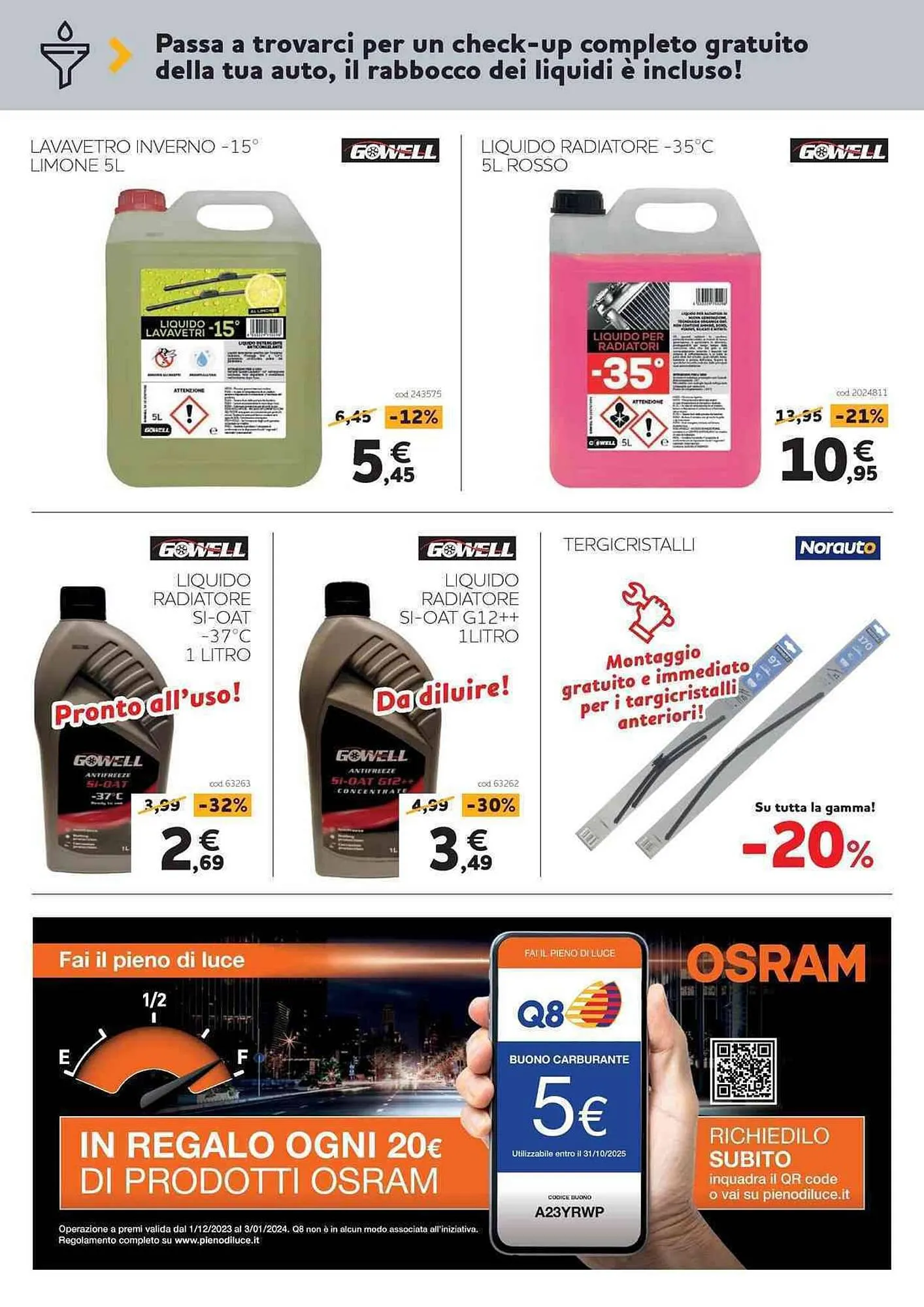 Volantino Norauto da 1 dicembre a 3 gennaio di 2024 - Pagina del volantino 15