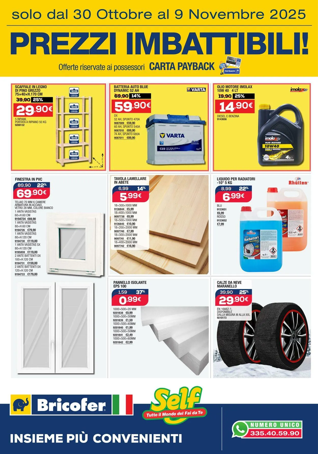 Bricofer - Perugia Volantino attuale da 11 novembre a 25 novembre di 2025 - Pagina del volantino 1