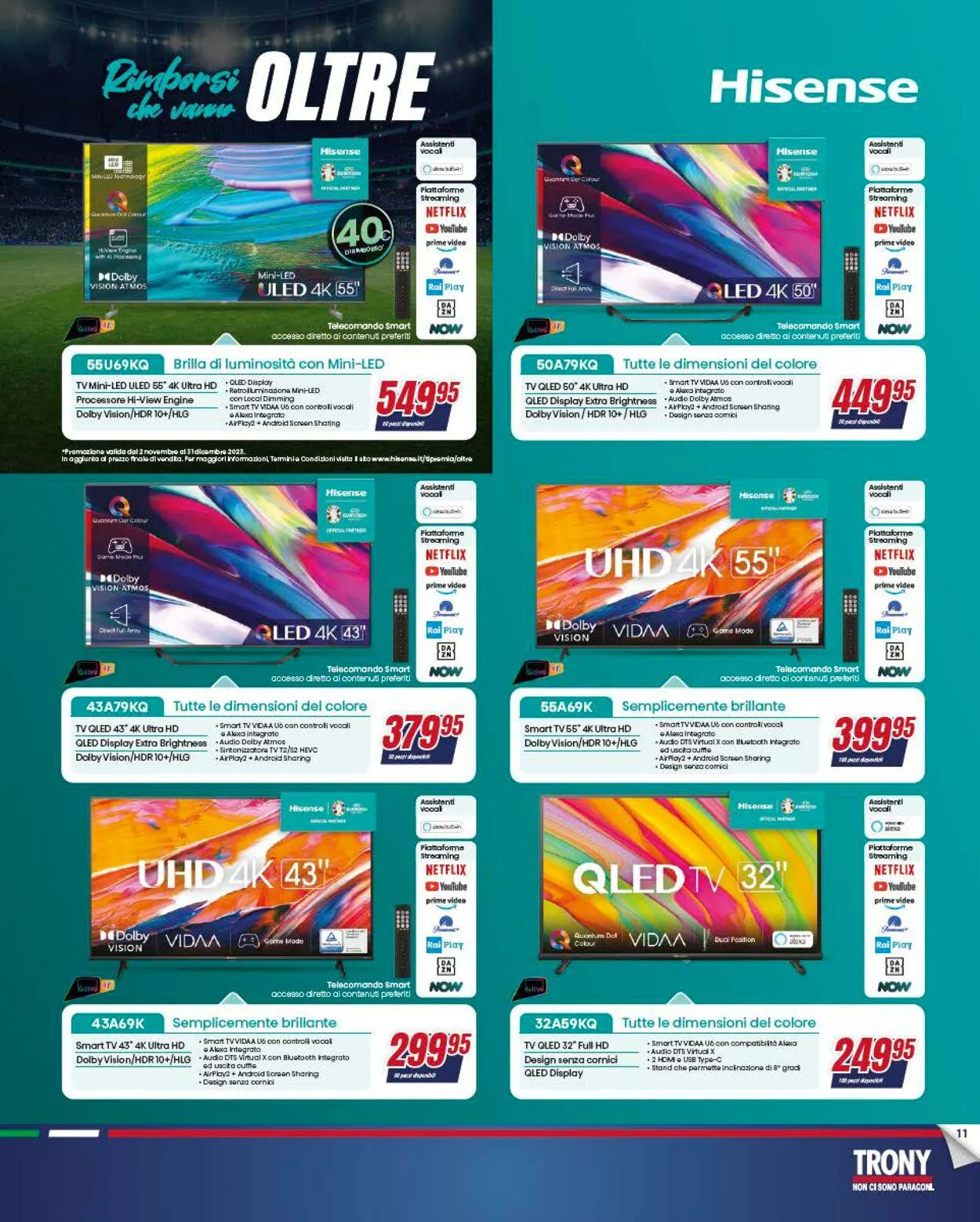 Trony - Palermo Volantino attuale da 27 dicembre a 17 gennaio di 2024 - Pagina del volantino 11