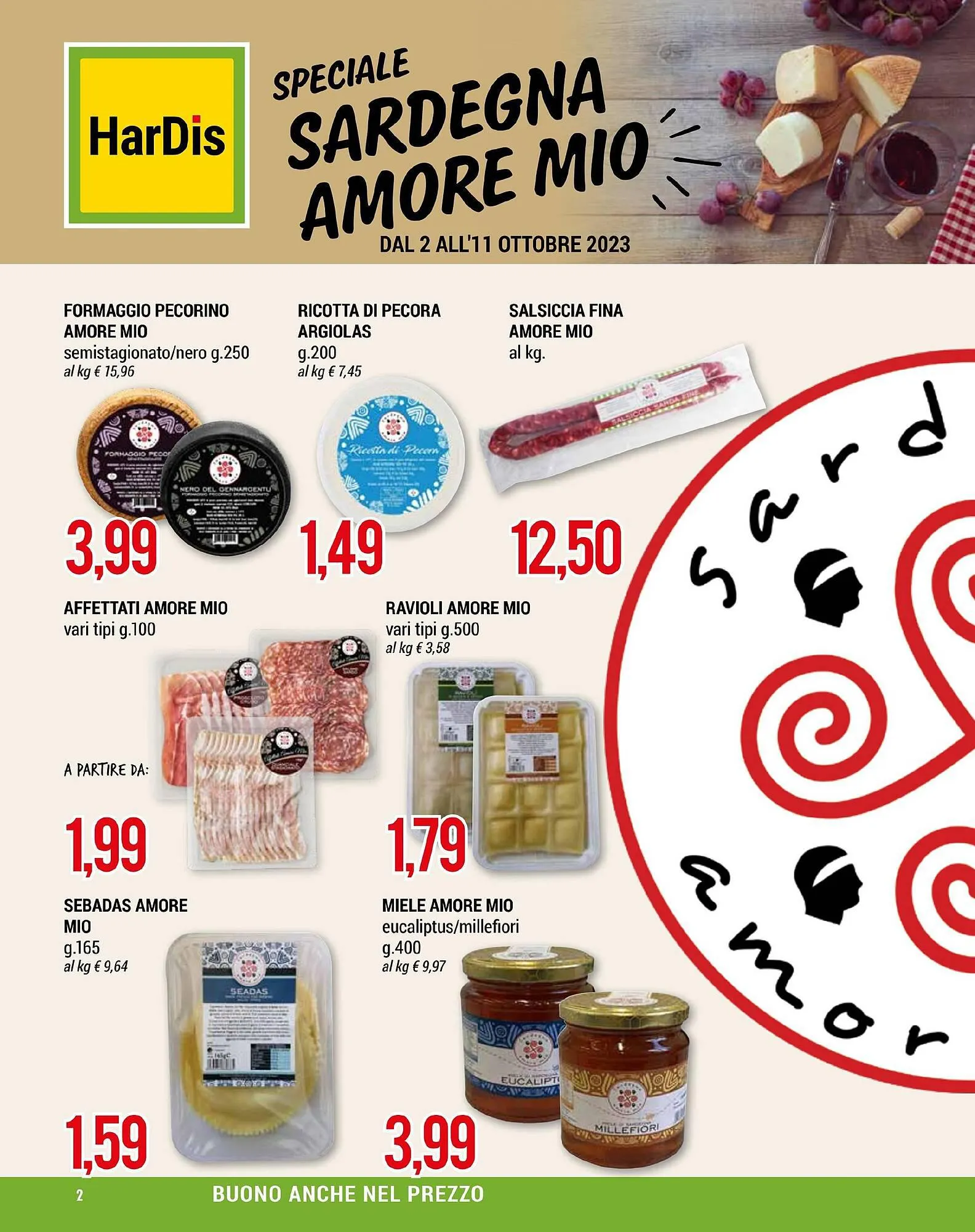 Volantino Hardis da 2 ottobre a 11 ottobre di 2023 - Pagina del volantino 2