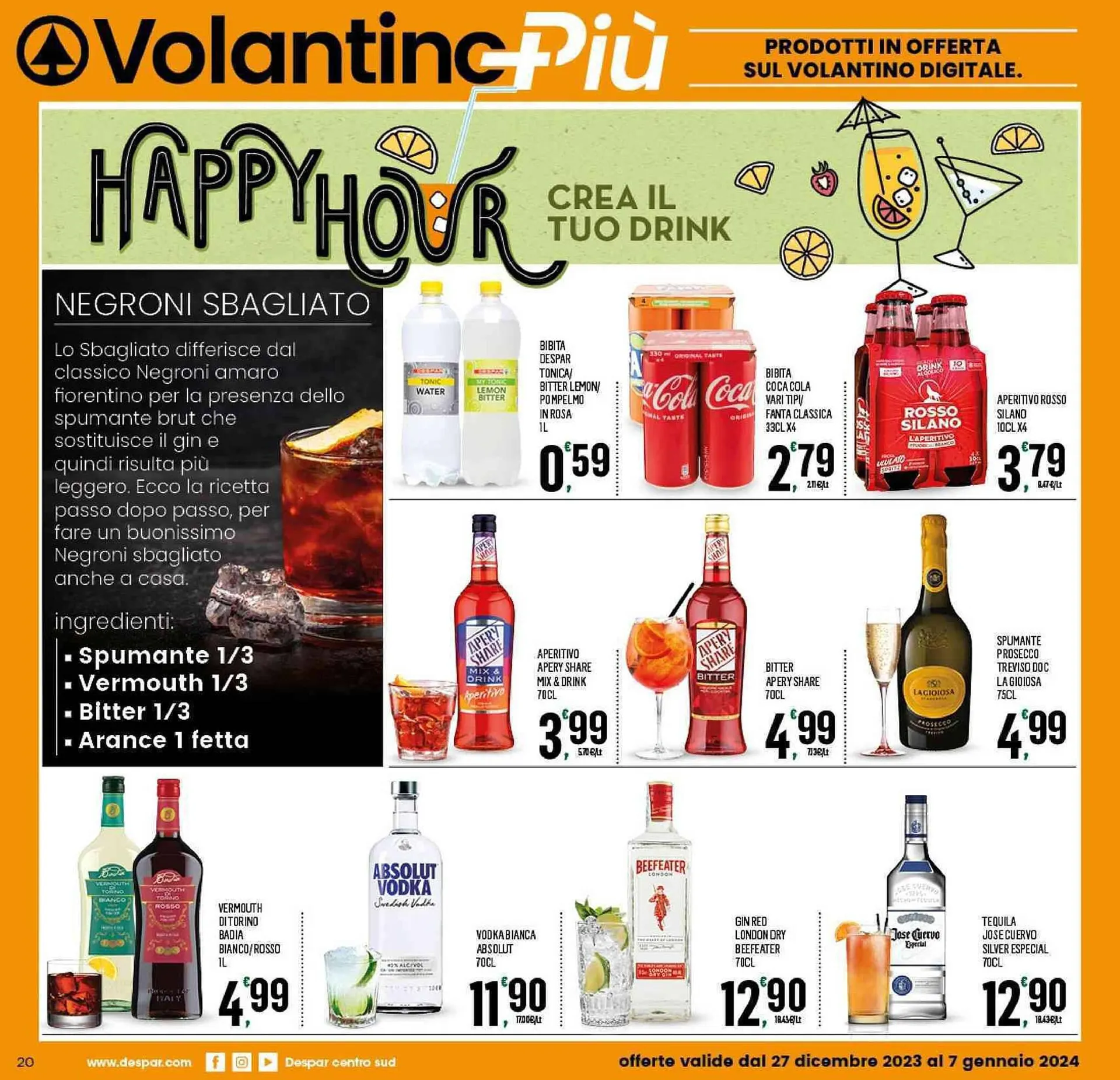 Volantino Despar da 27 dicembre a 7 gennaio di 2024 - Pagina del volantino 20