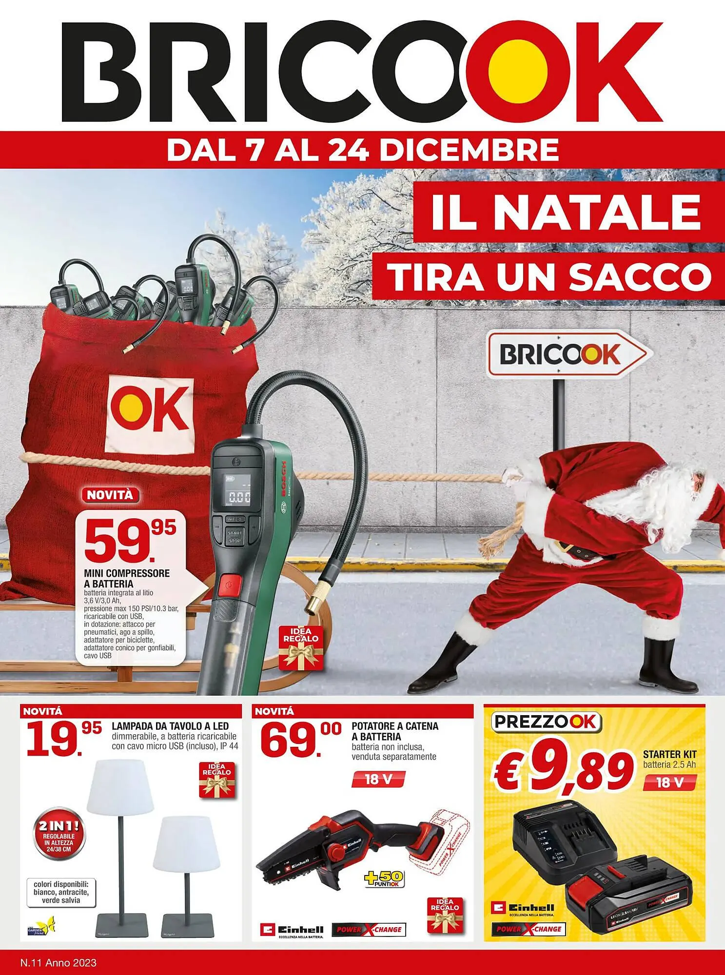 Volantino Brico OK da 7 dicembre a 24 dicembre di 2023 - Pagina del volantino 1