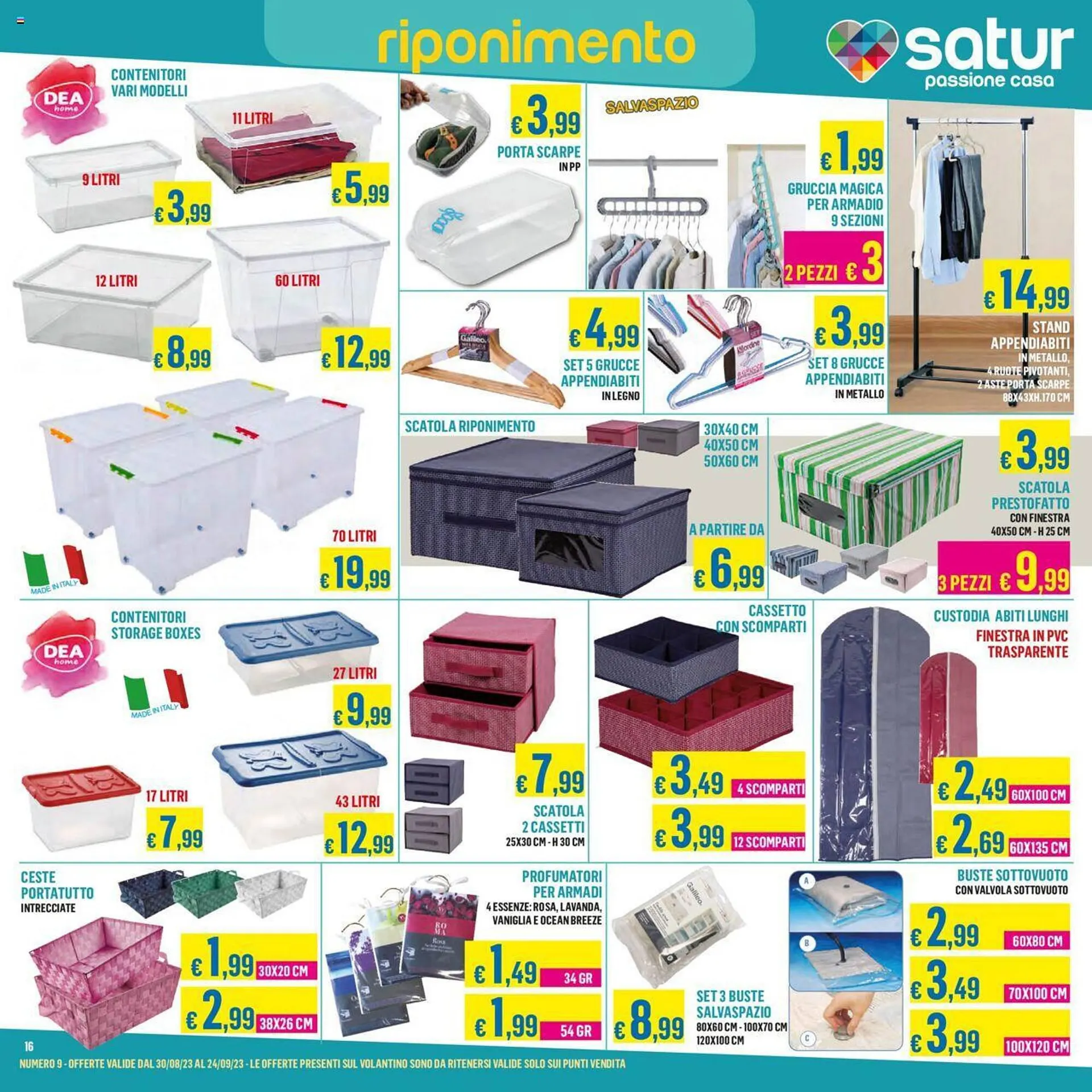 Volantino Satur da 30 agosto a 24 settembre di 2023 - Pagina del volantino 16