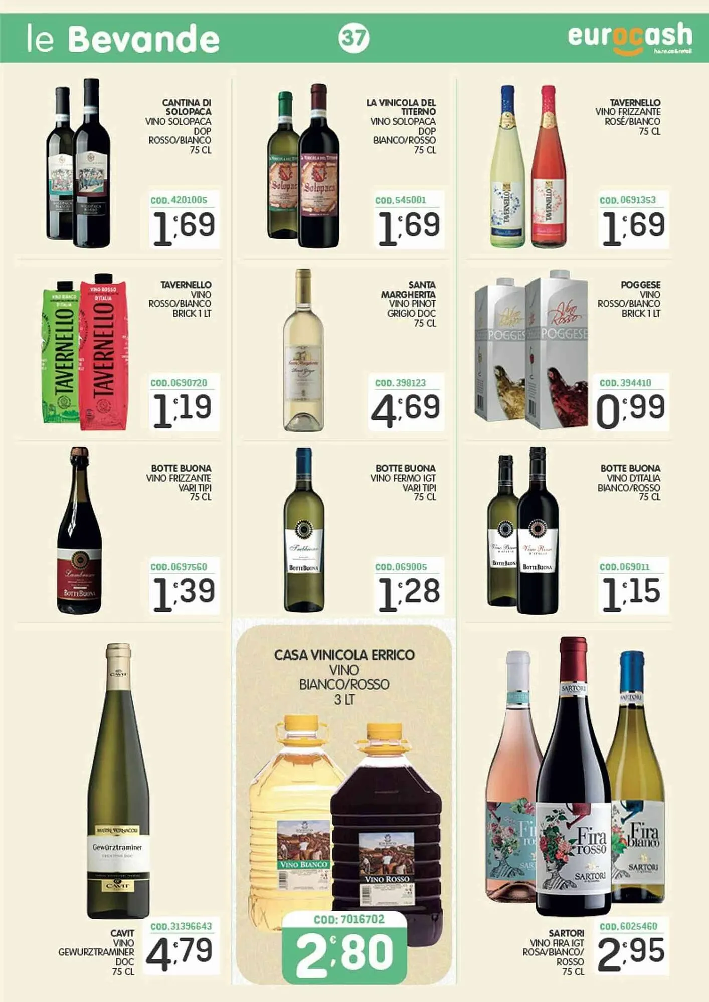 Volantino Eurocash da 16 marzo a 5 aprile di 2026 - Pagina del volantino 37