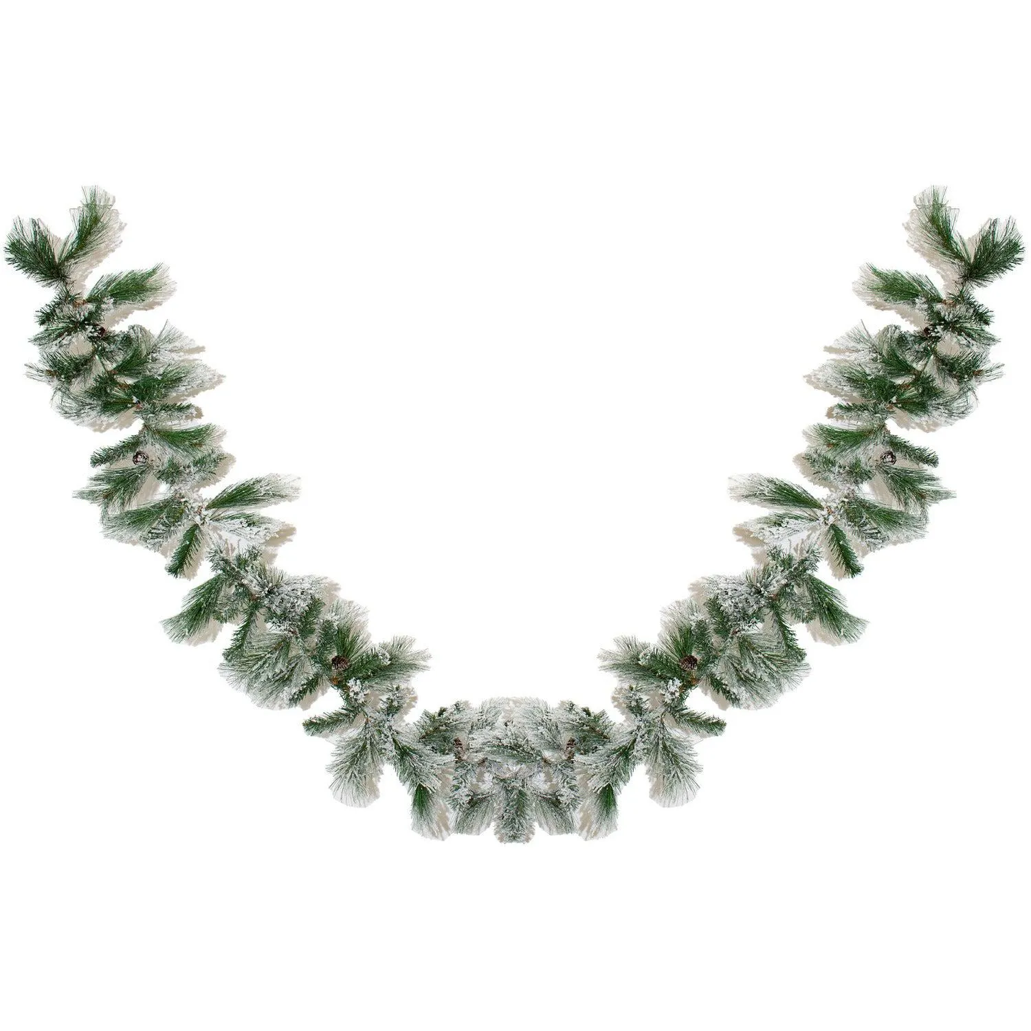 Ghirlanda Natalizia Innevata