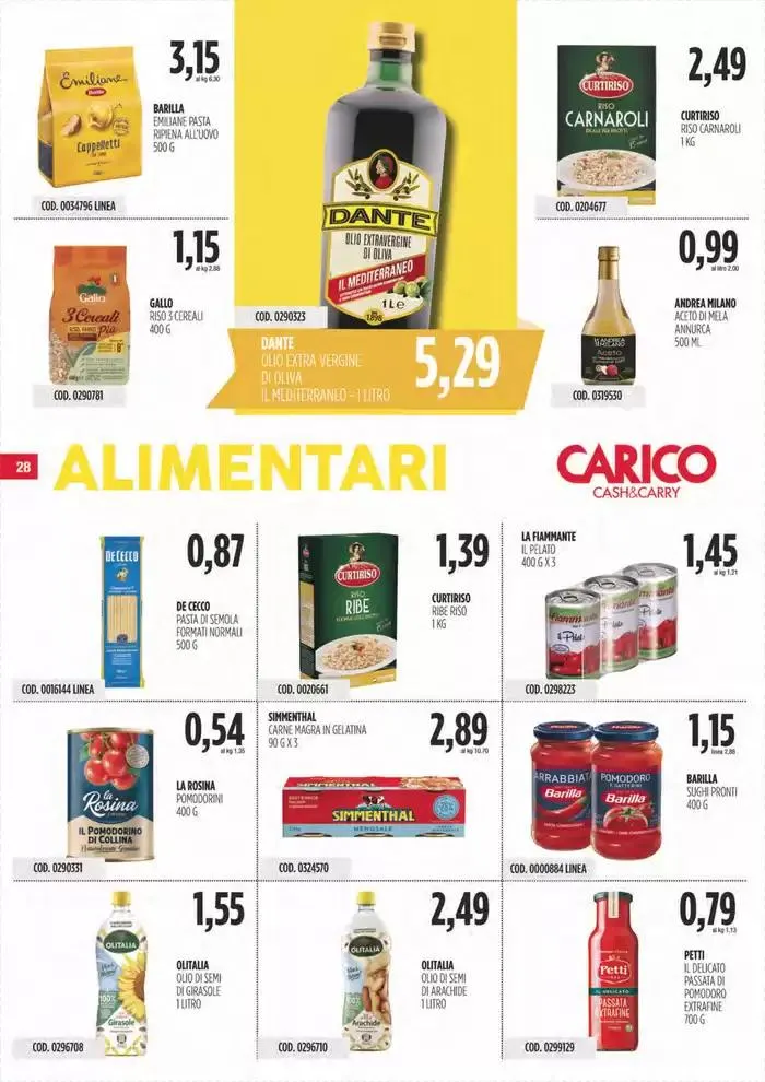 Offerte Carico Cash & Carry da 8 maggio a 21 maggio di 2025 - Pagina del volantino 28
