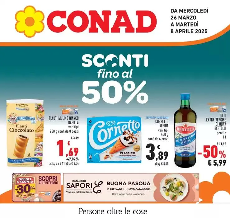 Sconti fino al 50% da 26 marzo a 8 aprile di 2025 - Pagina del volantino 1