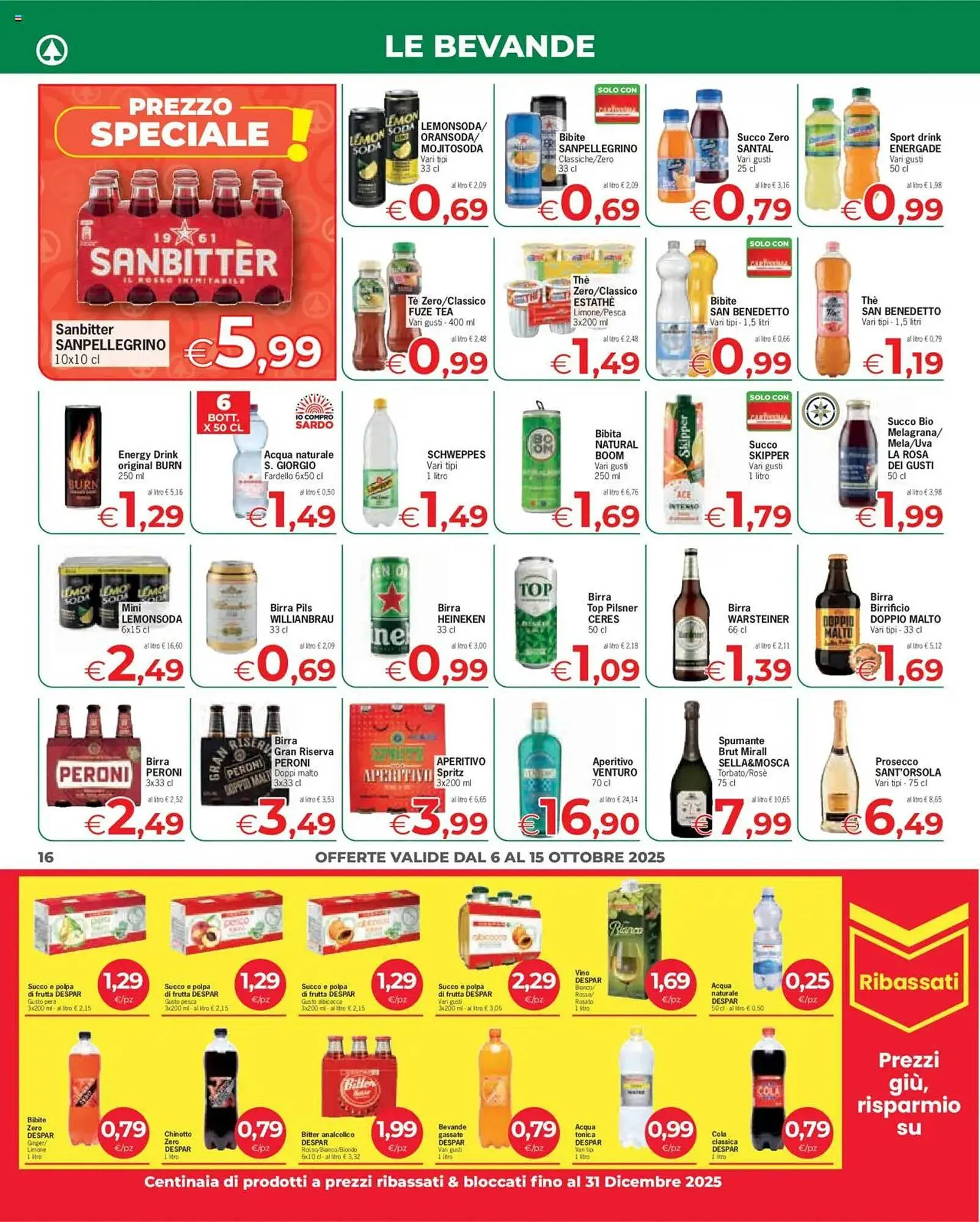 Volantino Eurospar da 6 ottobre a 15 ottobre di 2025 - Pagina del volantino 16