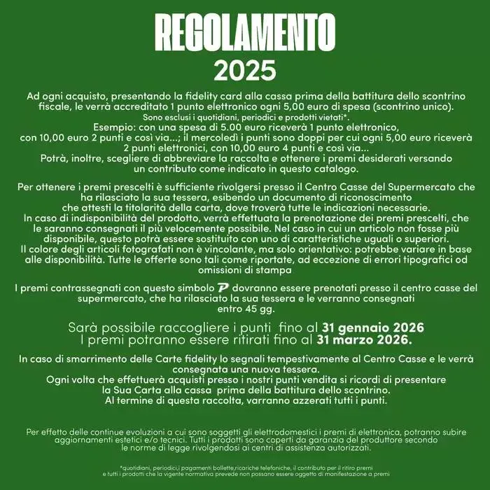 Catalogo Premi Pim Supermercati da 1 gennaio a 31 dicembre di 2026 - Pagina del volantino 58
