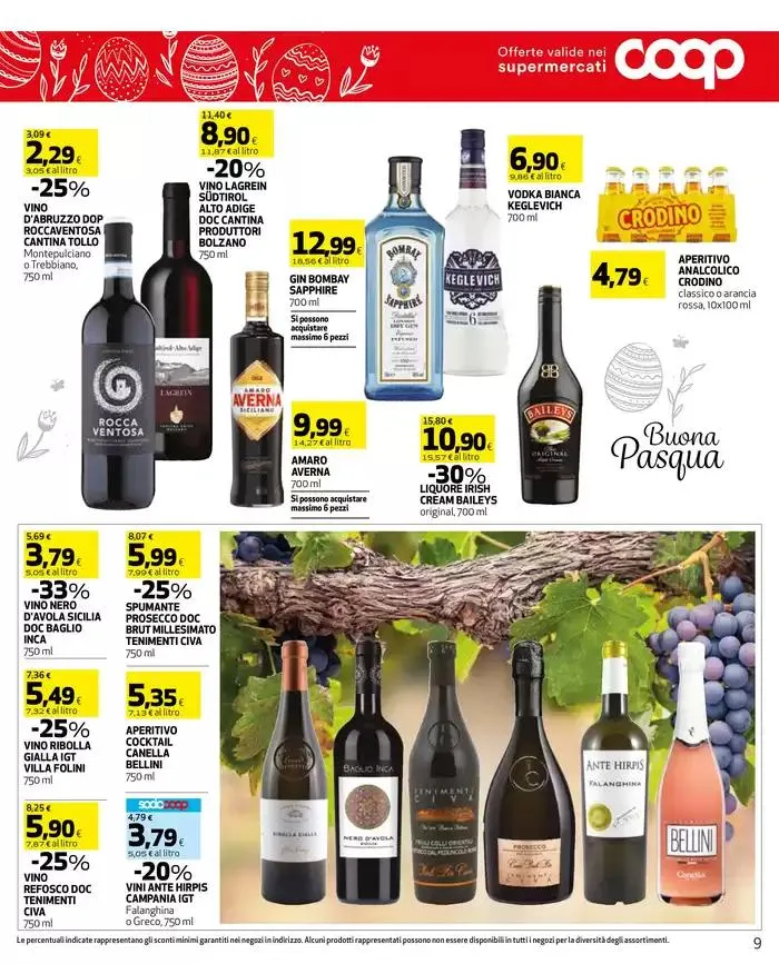 Buona Pasqua da 10 aprile a 22 aprile di 2025 - Pagina del volantino 9