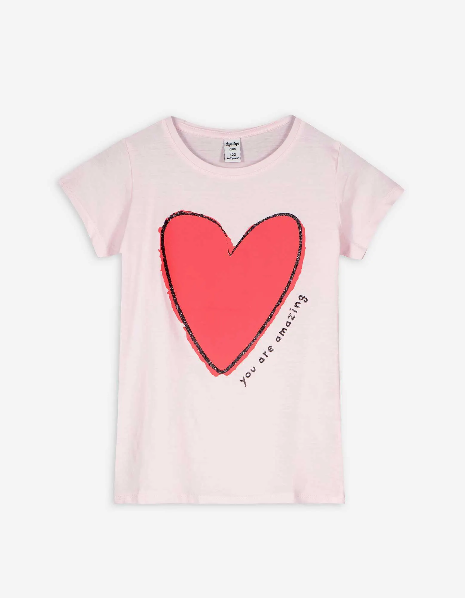 T-shirt - Stampa frontale - rosa