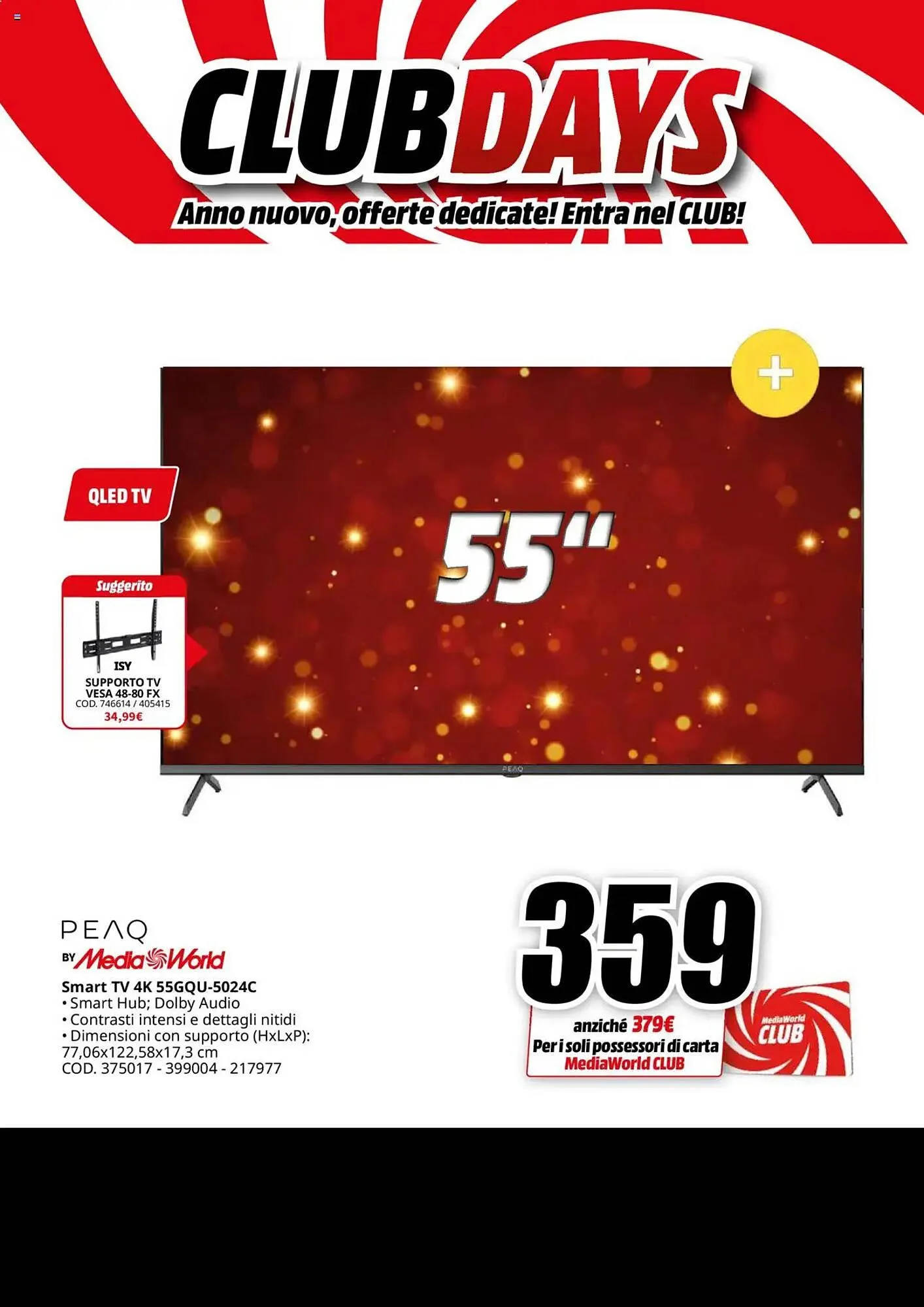 Volantino MediaWorld da 26 dicembre a 3 gennaio di 2025 - Pagina del volantino 30