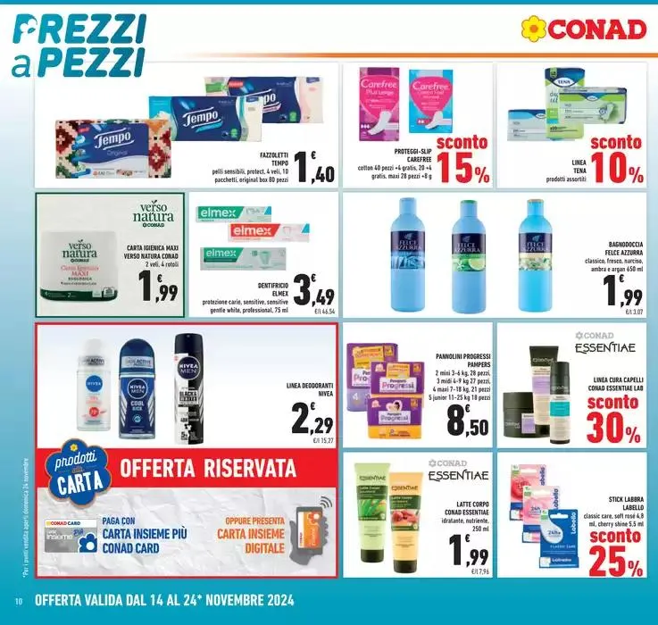 Prezzi a pezzi da 14 novembre a 24 novembre di 2024 - Pagina del volantino 10