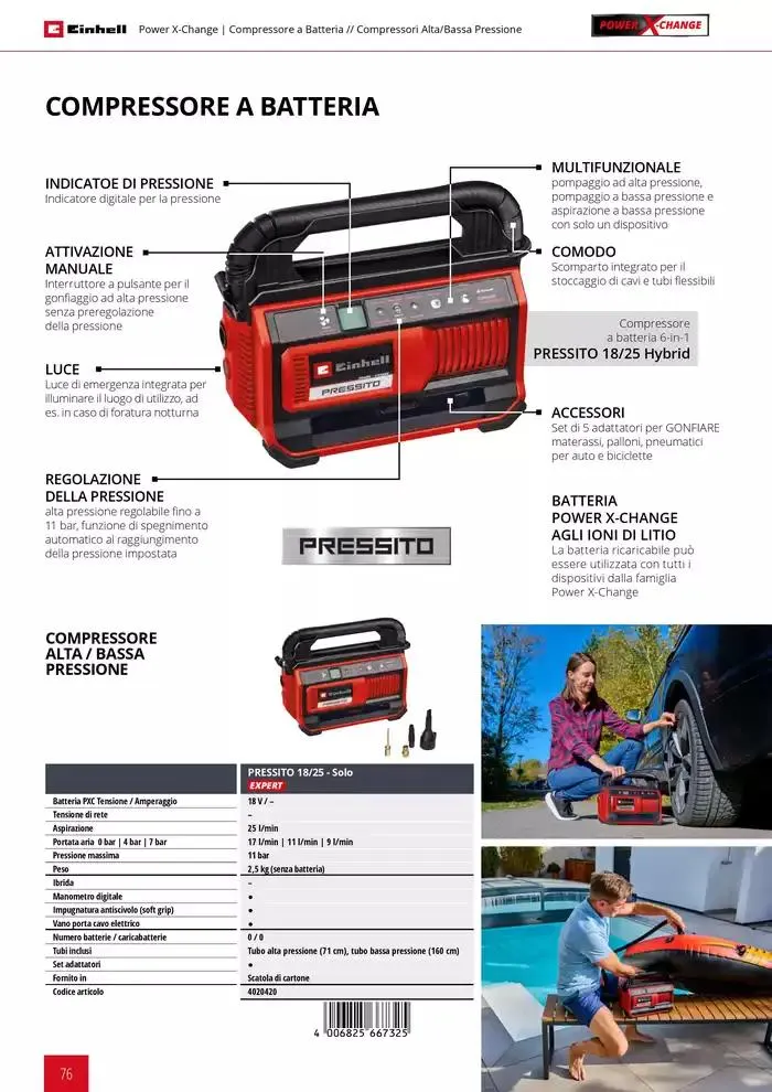 Elettroutensili 2025 da 11 febbraio a 31 dicembre di 2025 - Pagina del volantino 76