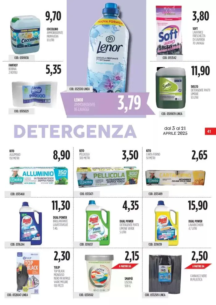 Offerte Carico Cash & Carry da 3 aprile a 21 aprile di 2025 - Pagina del volantino 41