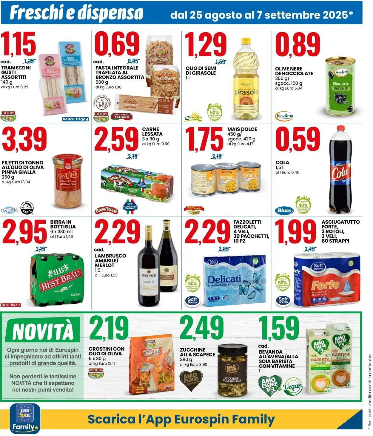 EURO Spin Volantino attuale da 25 agosto a 7 settembre di 2025 - Pagina del volantino 6