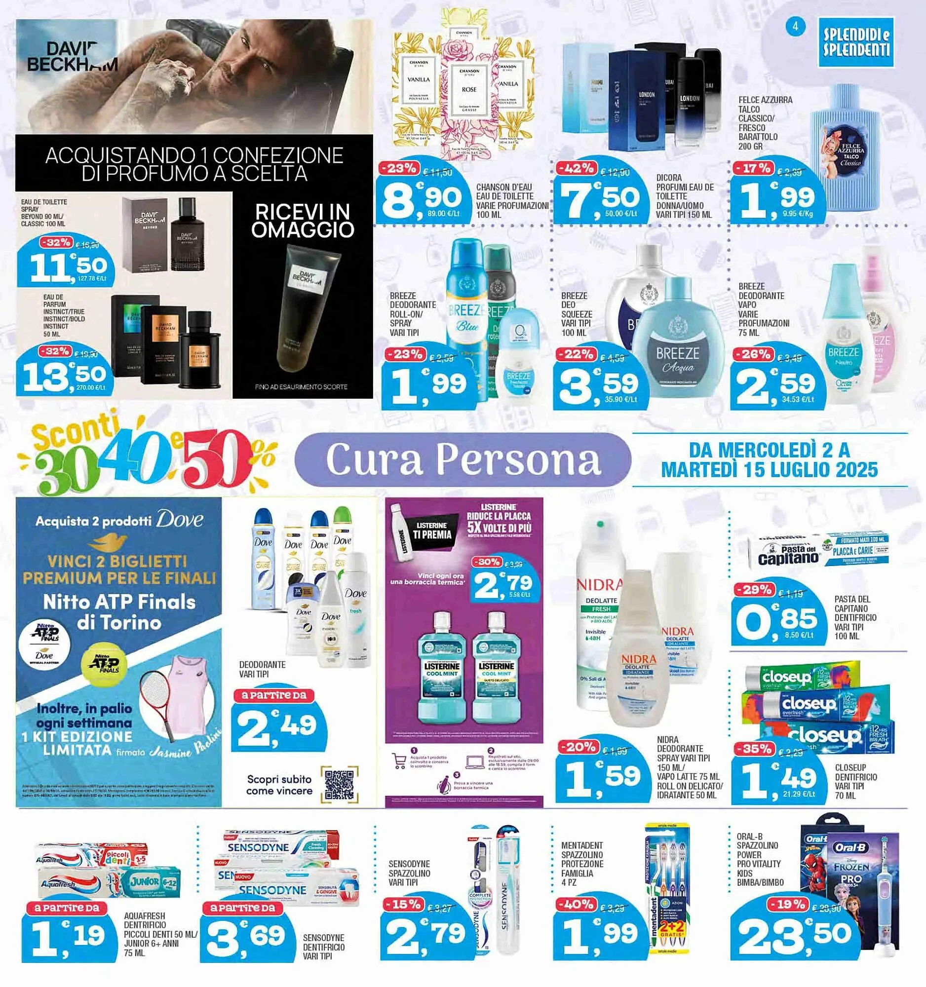 Volantino Splendidi e Splendenti da 2 luglio a 15 luglio di 2025 - Pagina del volantino 4