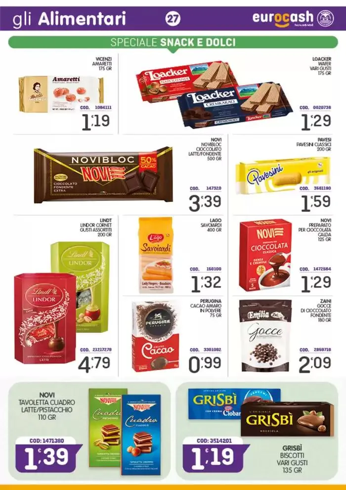 Offerte valide 2 al 19 gennaio  da 3 gennaio a 19 gennaio di 2025 - Pagina del volantino 27