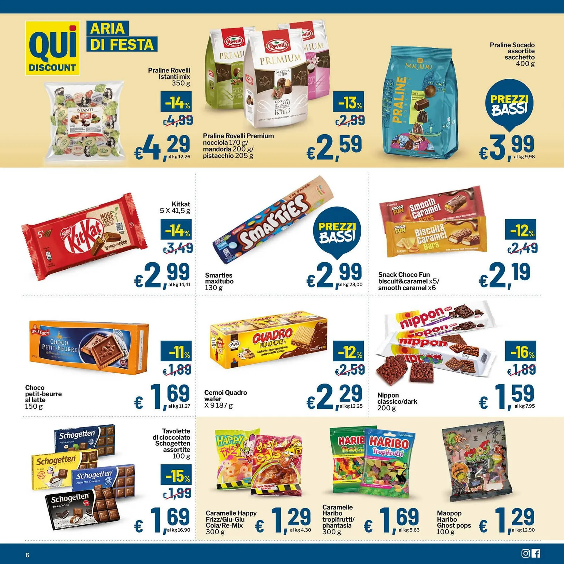 Volantino Qui Discount da 4 novembre a 16 novembre di 2025 - Pagina del volantino 6