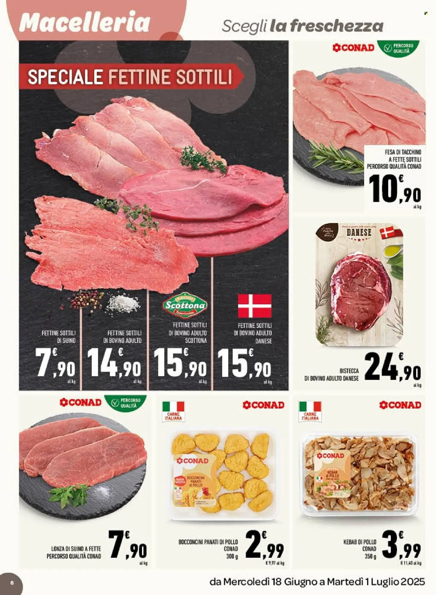 Volantino Conad da 18 giugno a 1 luglio di 2025 - Pagina del volantino 6