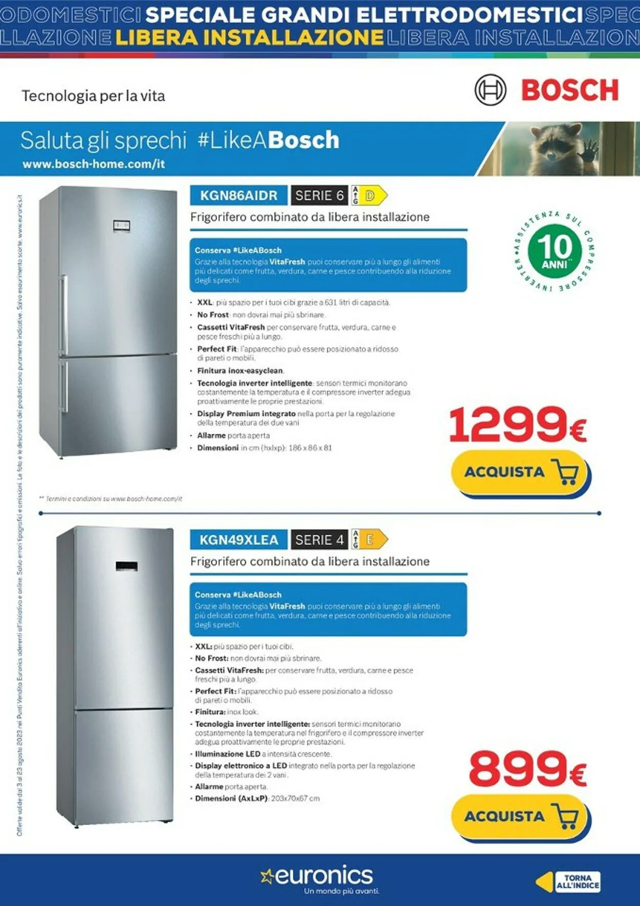 Euronics Volantino attuale da 3 agosto a 23 agosto di 2023 - Pagina del volantino 8