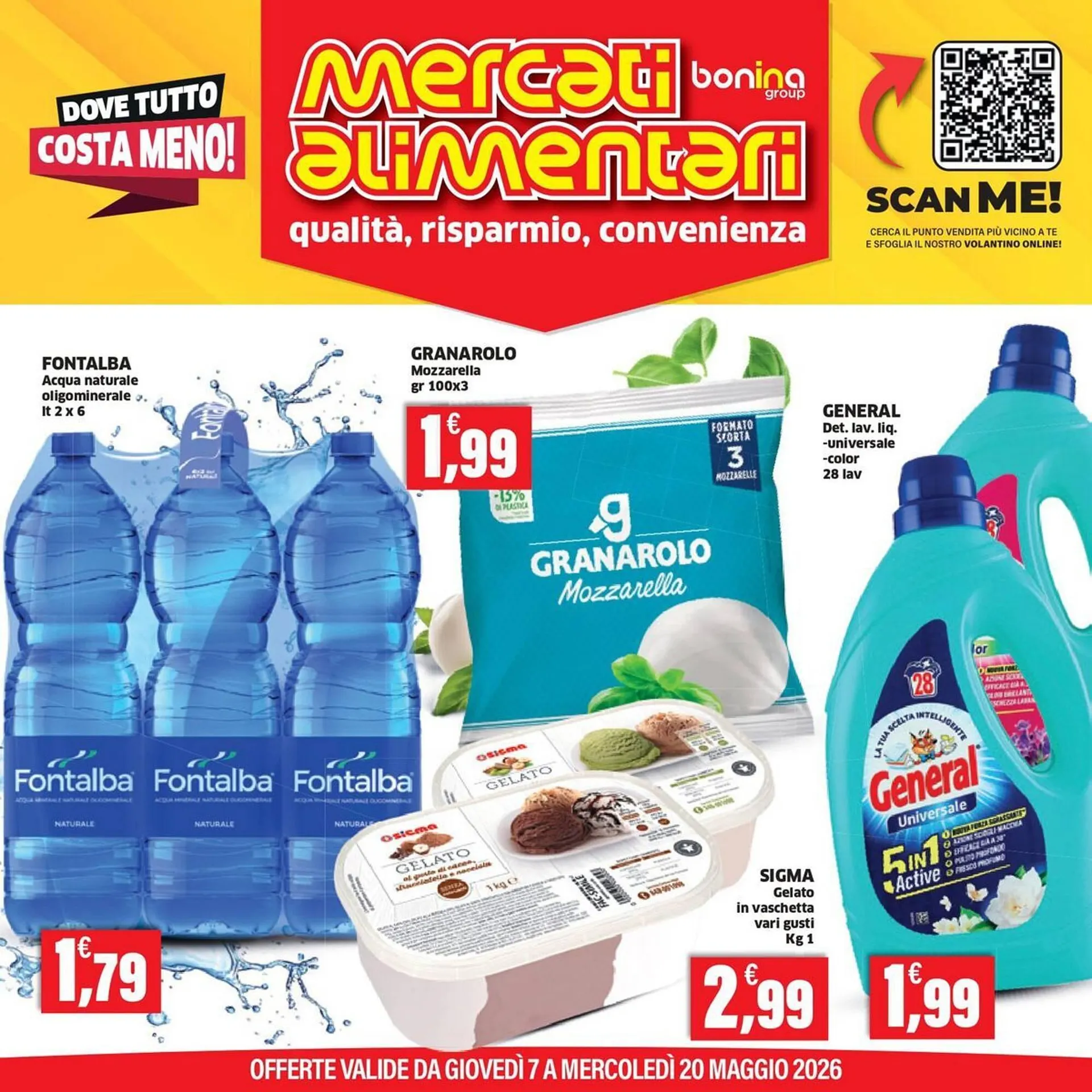 Volantino Mercati Alimentari da 7 maggio a 20 maggio di 2026 - Pagina del volantino 1