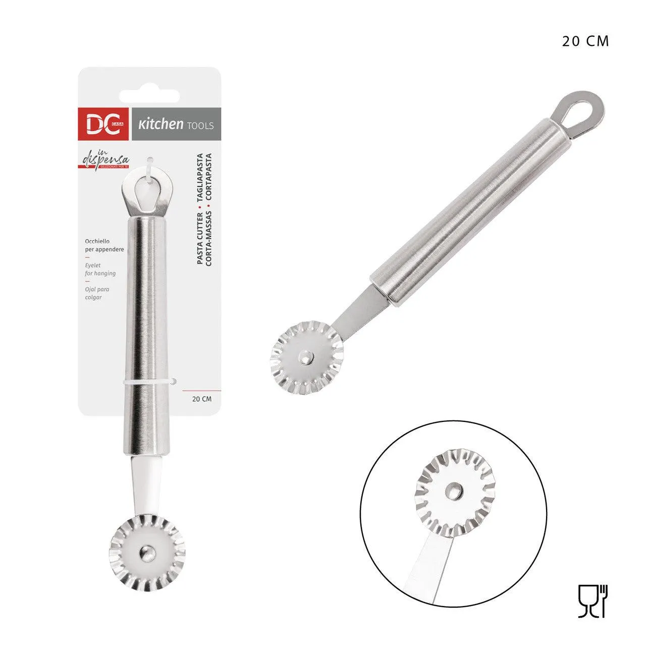 Dc Casa Pasta Cutter Wheel 19.5X3.5Cm