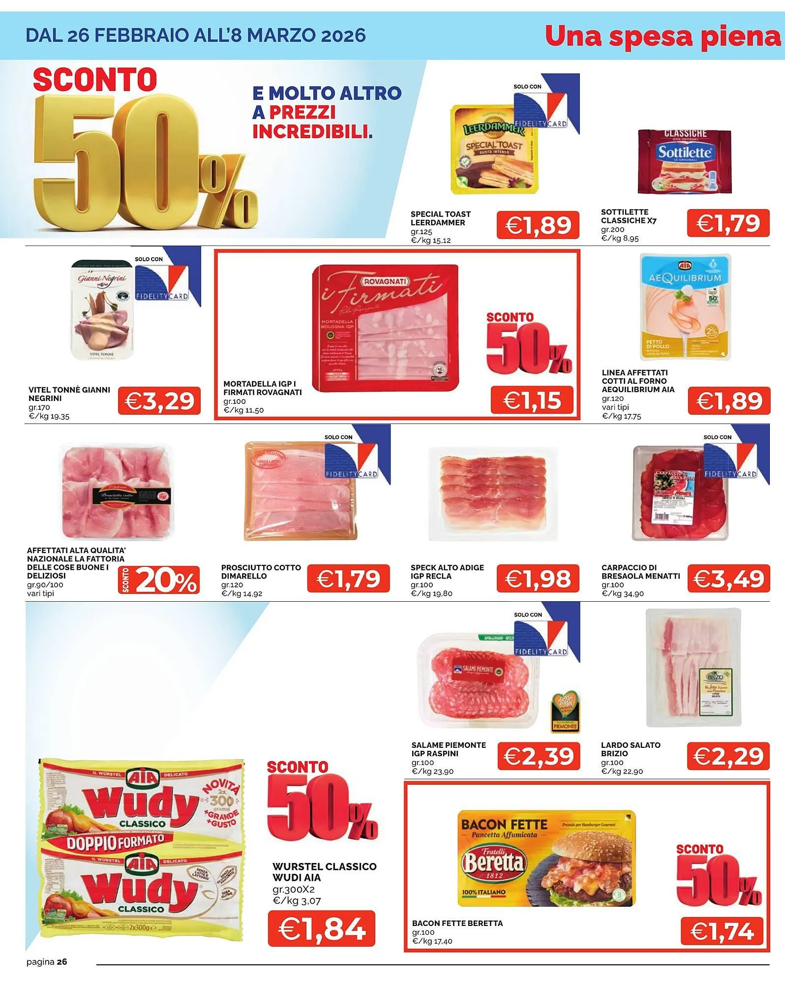 Volantino Mercatò Big da 26 febbraio a 8 marzo di 2026 - Pagina del volantino 26